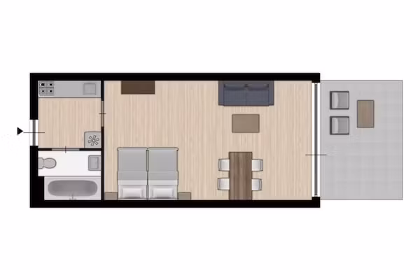 Appartement Comfort 2AR in Bruinisse - Foto 9 van 9