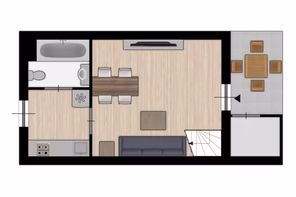 Appartement Comfort 2BR in Bruinisse - Foto 10 van 10