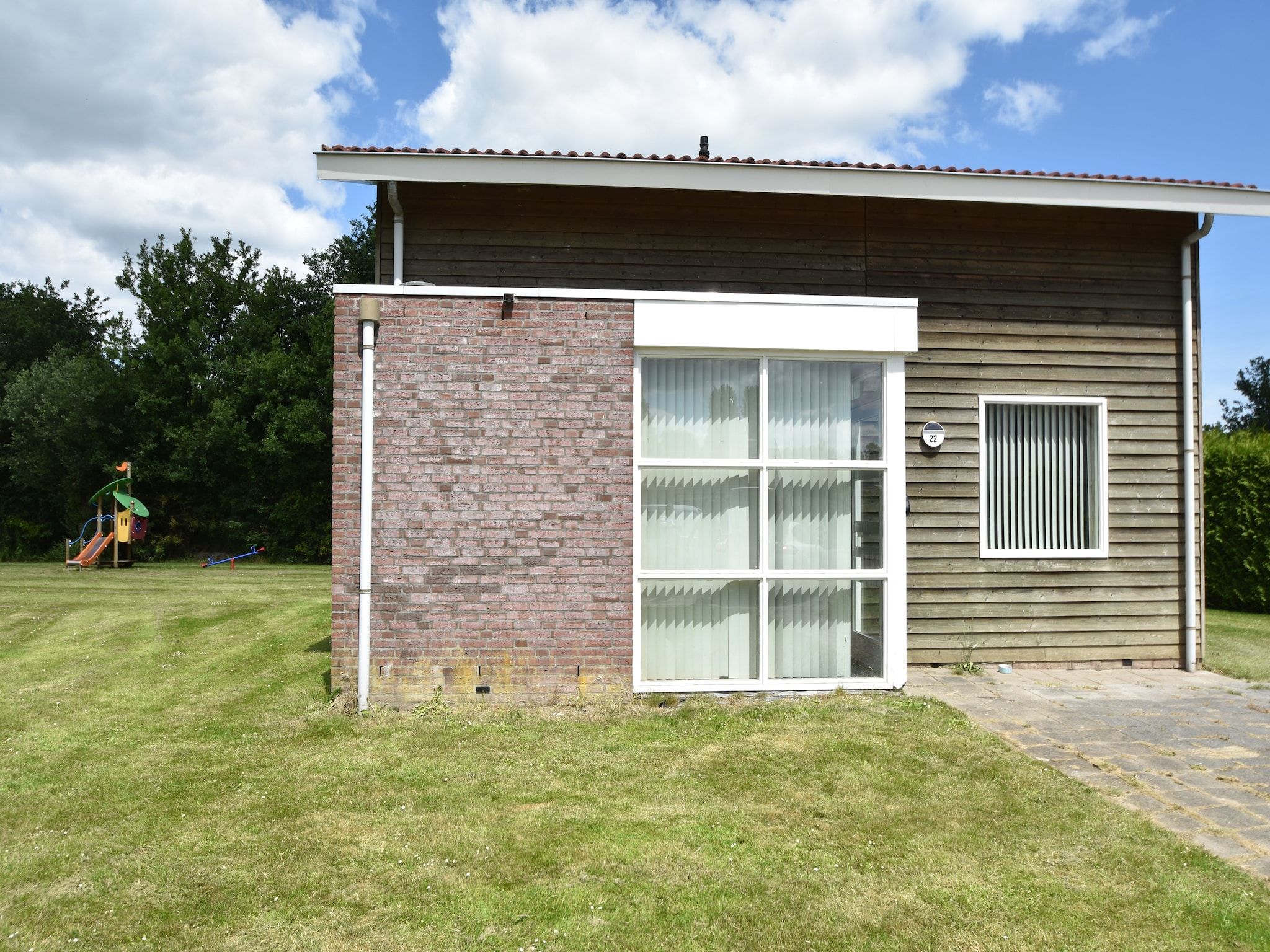 De buitenkant van Horsterwold 22 in Zeewolde
