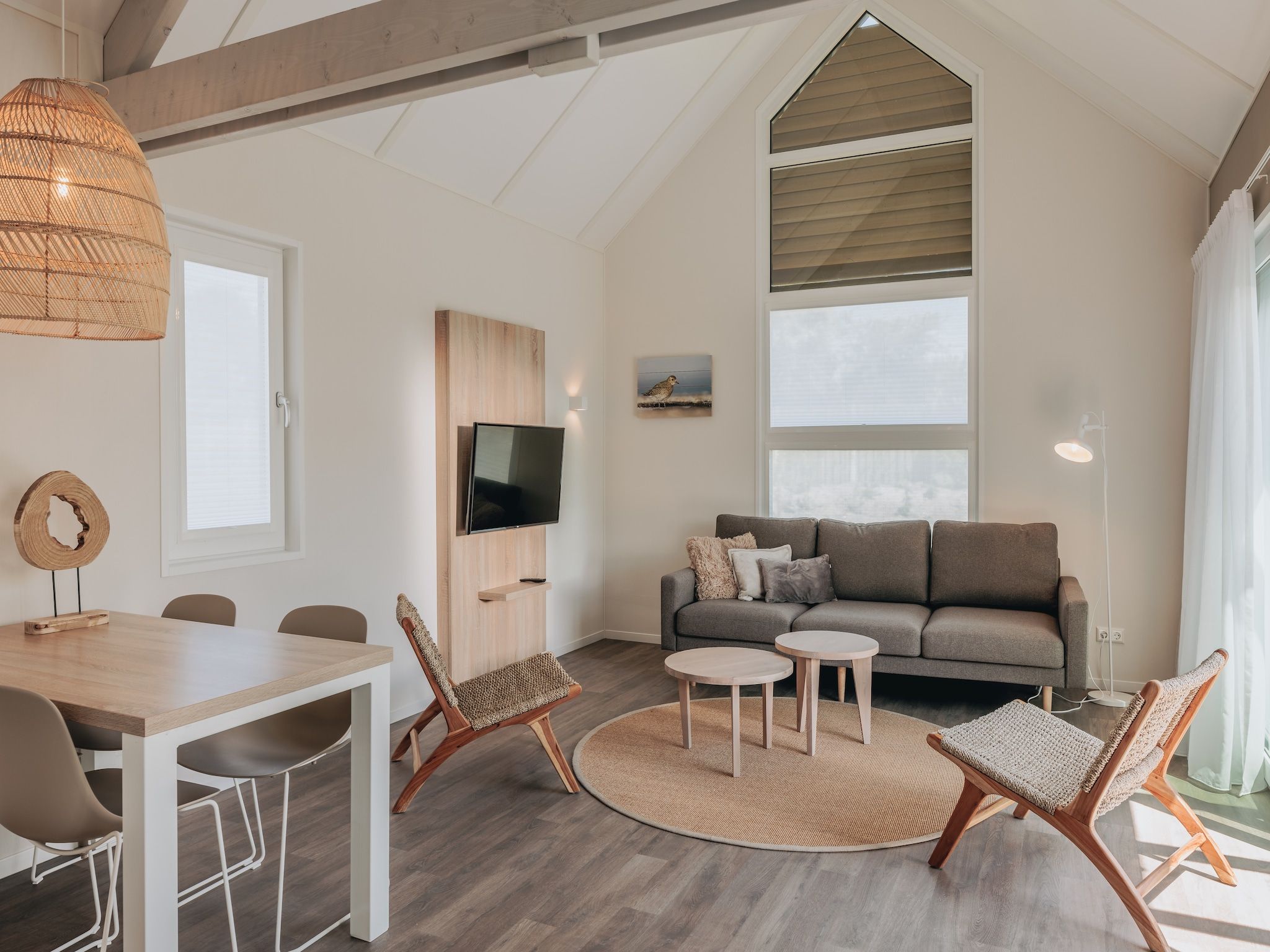 De woonkamer van Beach Resort Nieuwvliet-Bad 16 in Nieuwvliet-Bad