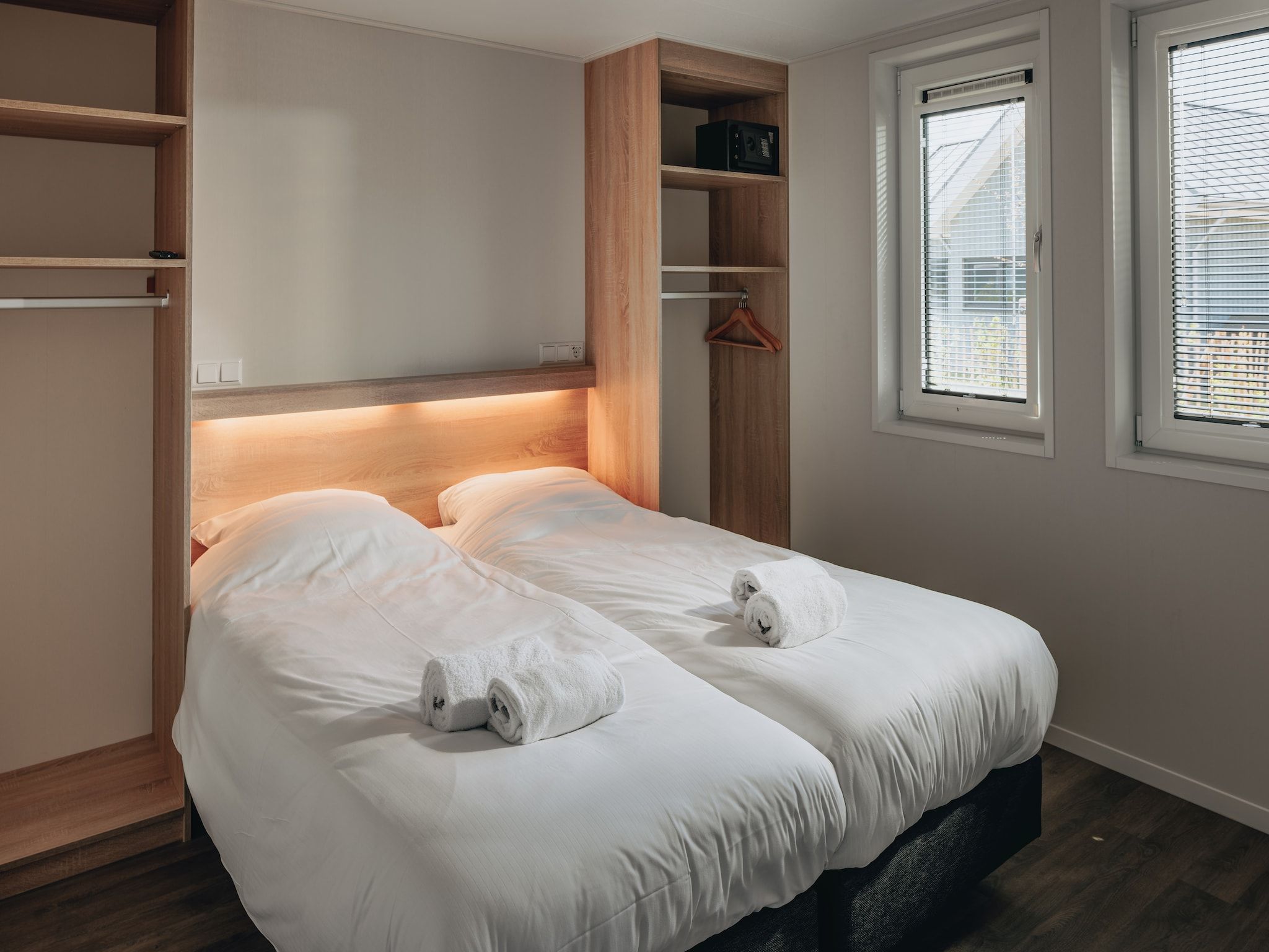 Een slaapkamer van Beach Resort Nieuwvliet-Bad 16 in Nieuwvliet-Bad