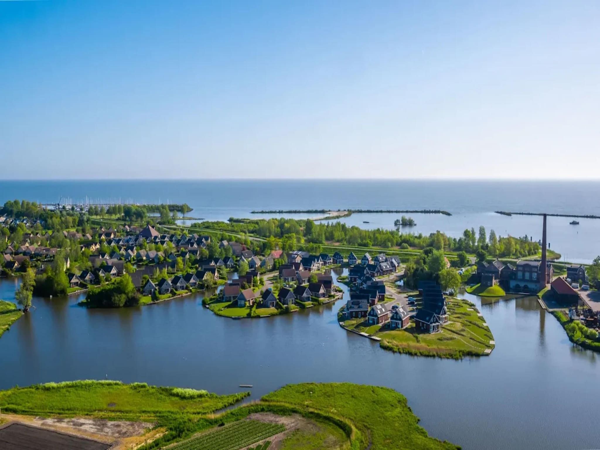 Parkfaciliteiten bij Watervilla 6 in Medemblik
