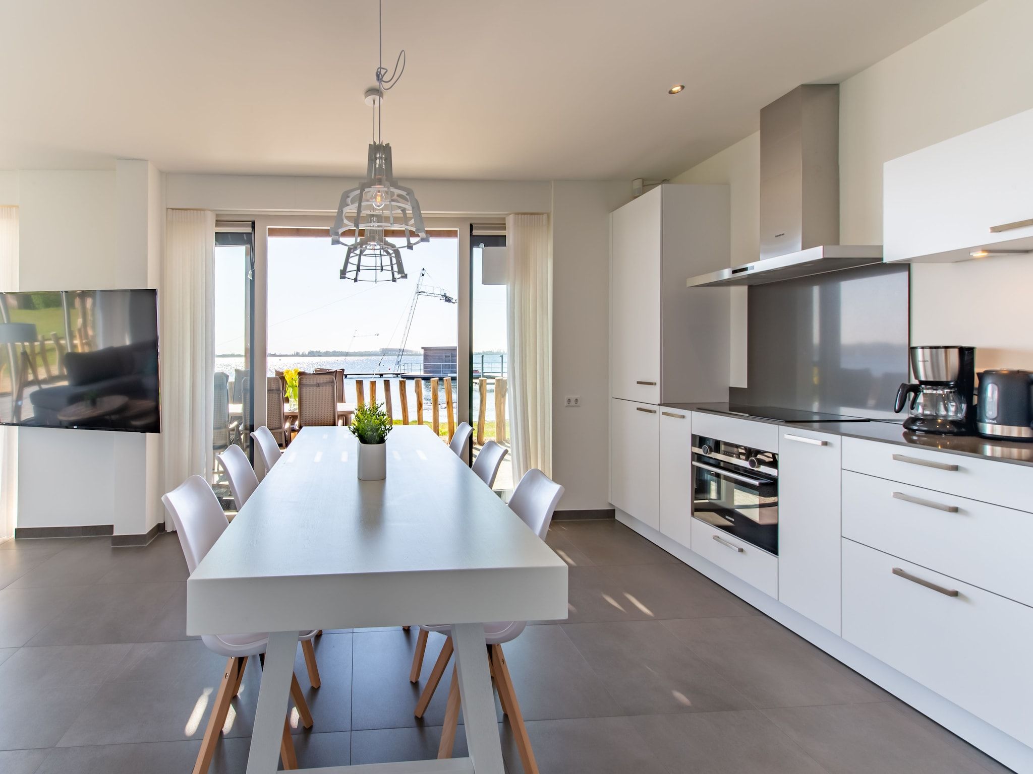 De keuken van Appartement 4c  Schotsman Watersport in Kamperland