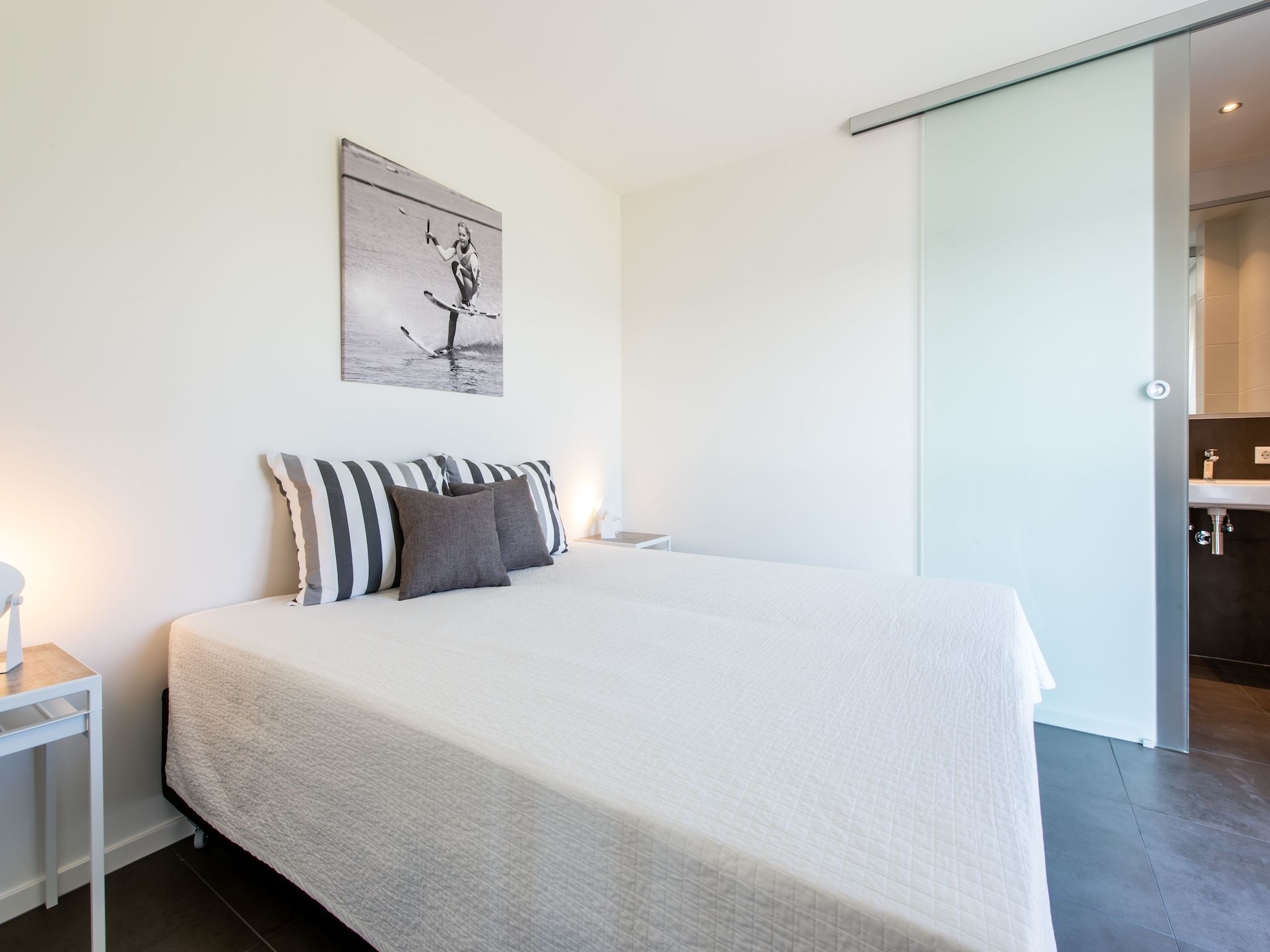 Een slaapkamer van Appartement 4c  Schotsman Watersport in Kamperland