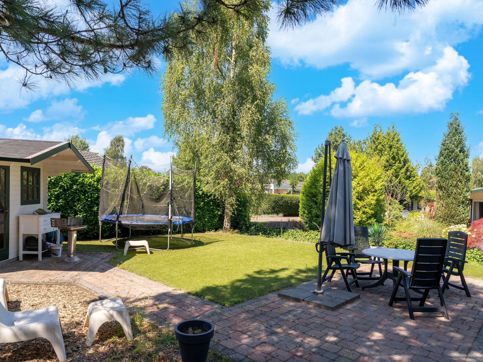 De tuin van Genieten in Voorthuizen in Voorthuizen