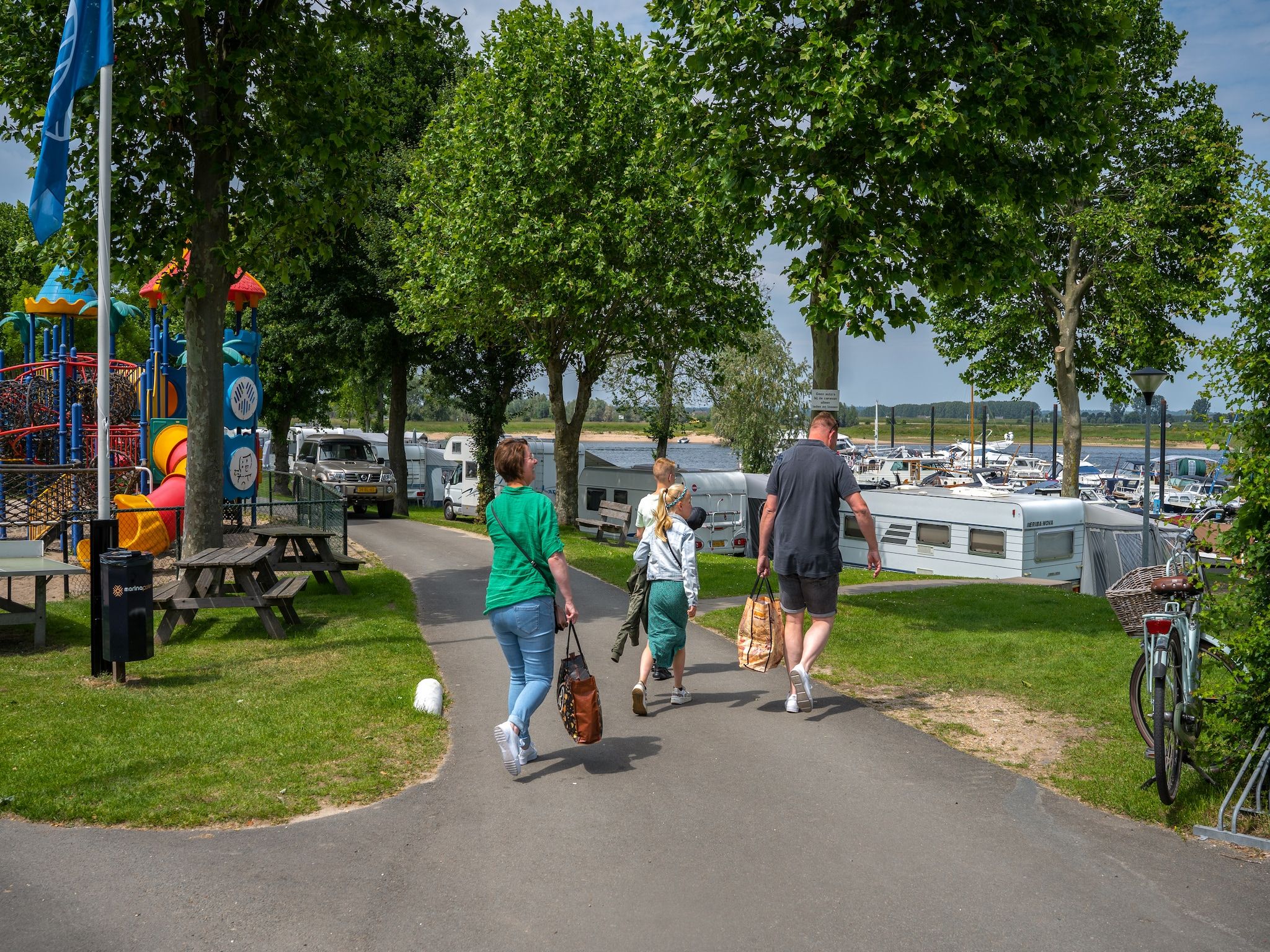 De omgeving van MarinaPark Bad Nederrijn 1 in Maurik