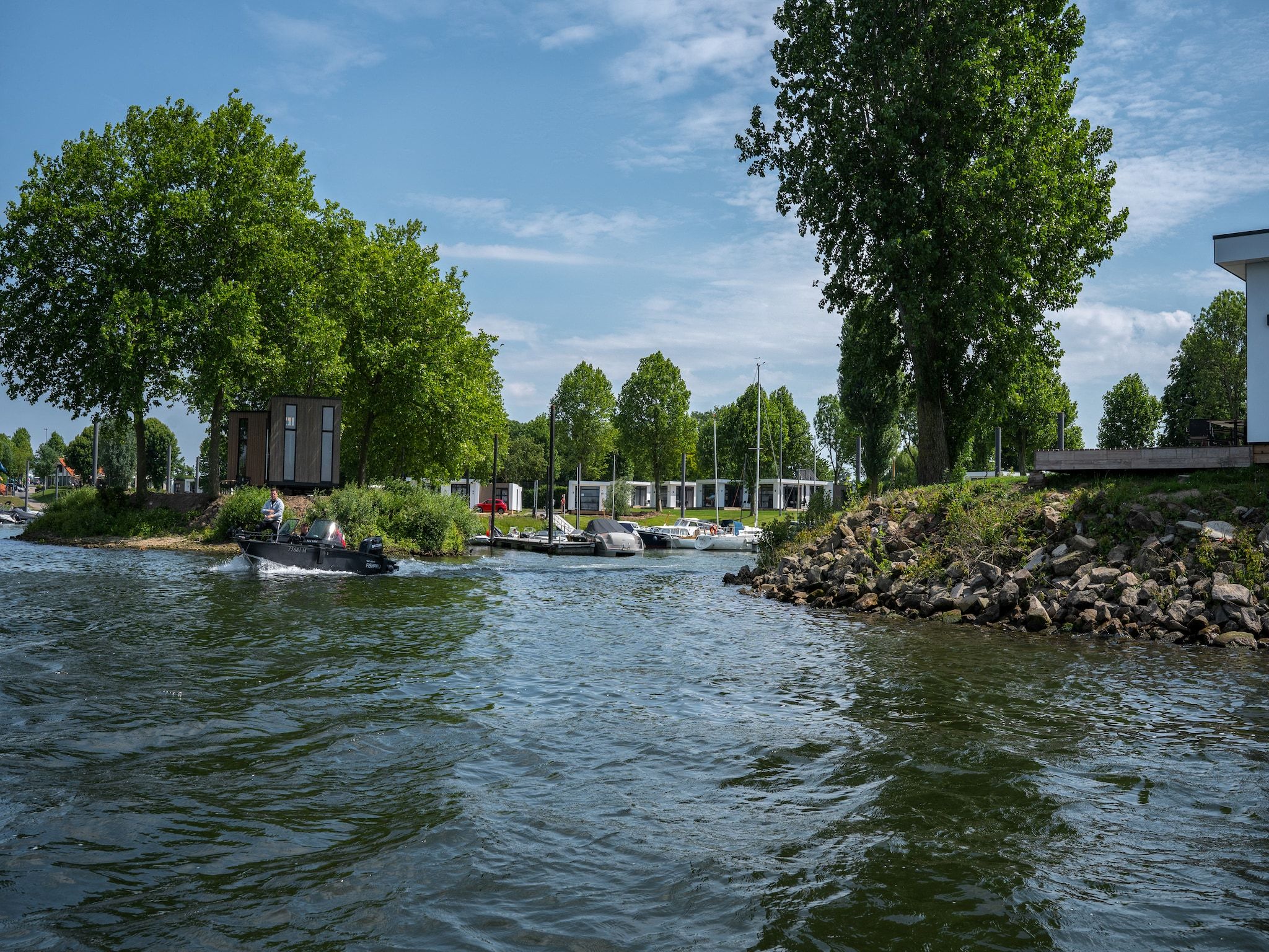 De omgeving van MarinaPark Bad Nederrijn 1 in Maurik