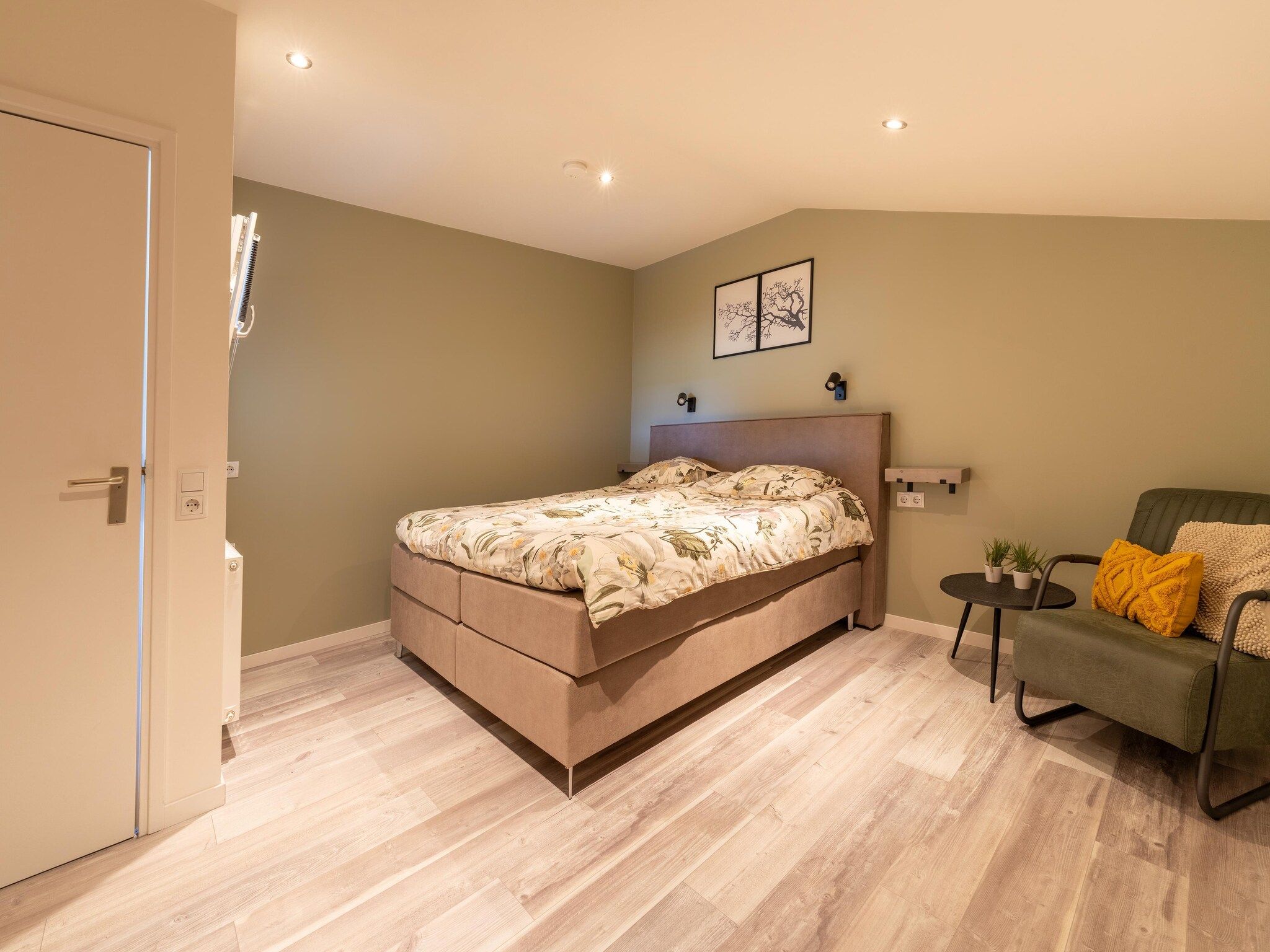 Een slaapkamer van Erve Nijhuis in Eibergen