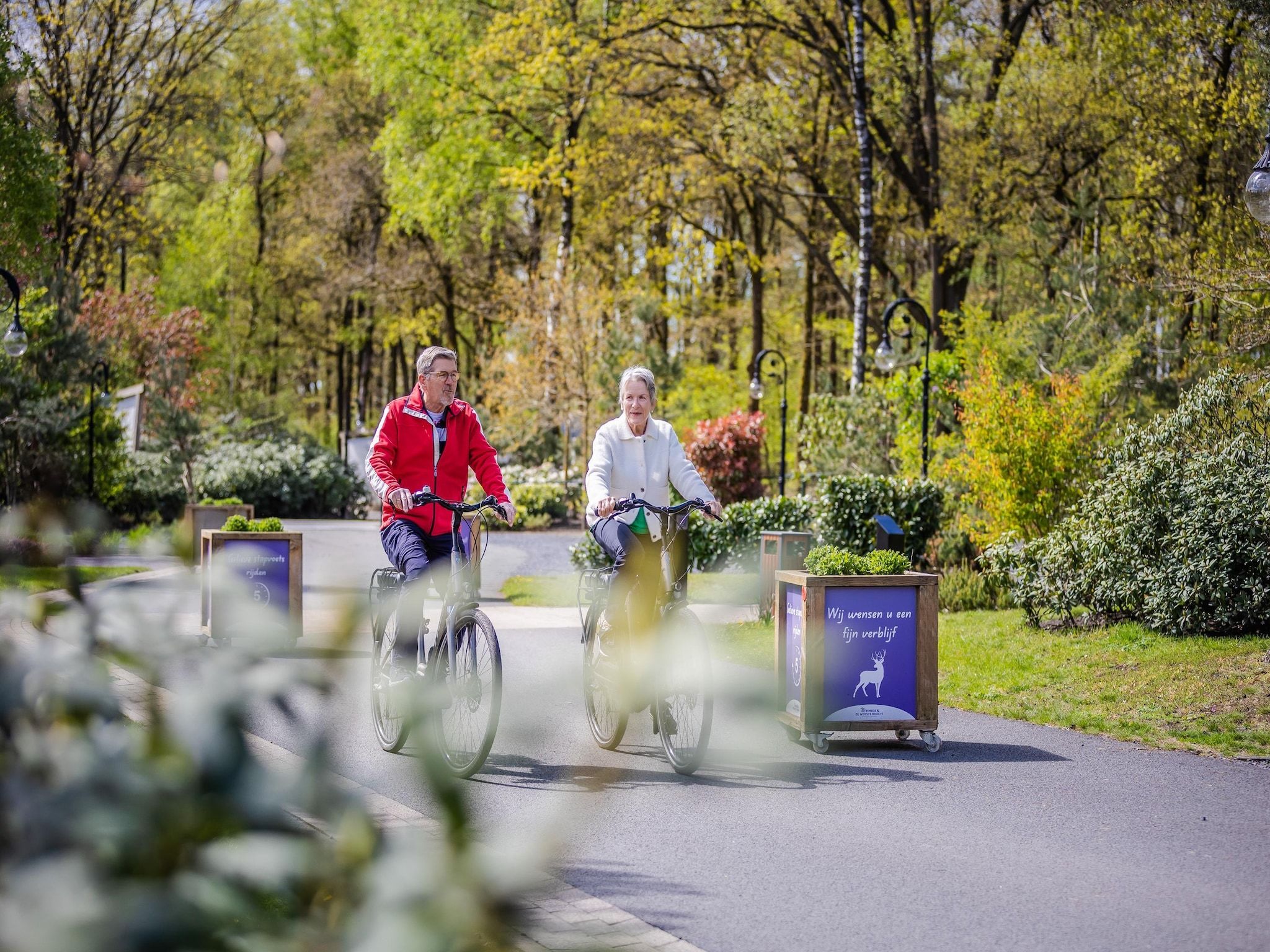 Parkfaciliteiten bij Vakantiepark De Rimboe & De Woeste Hoogte 28 in Hoenderloo