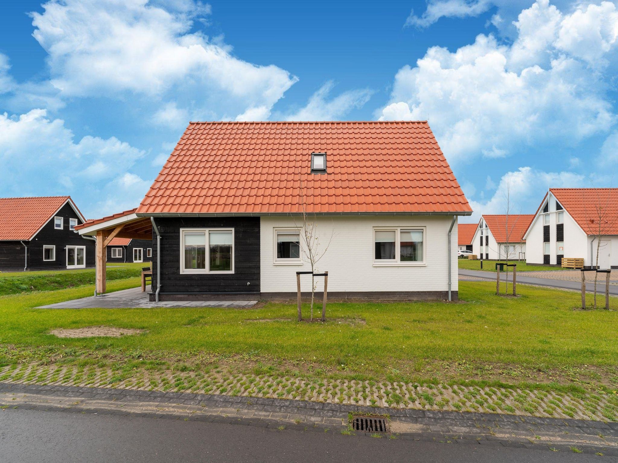 De tuin van De Botter Huis Nr 15 in Scherpenisse