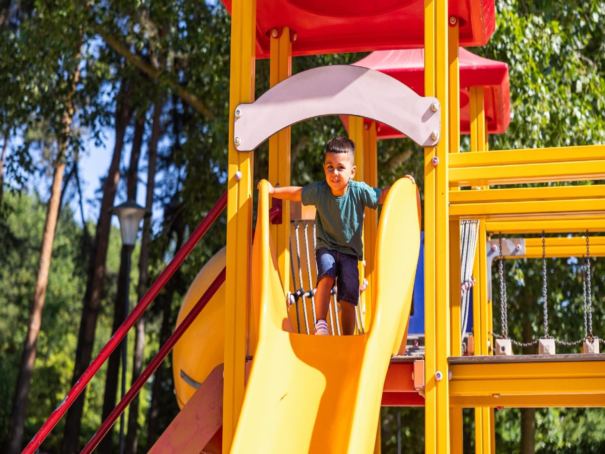 Parkfaciliteiten bij Vakantiepark Molenvelden 4 in Veldhoven