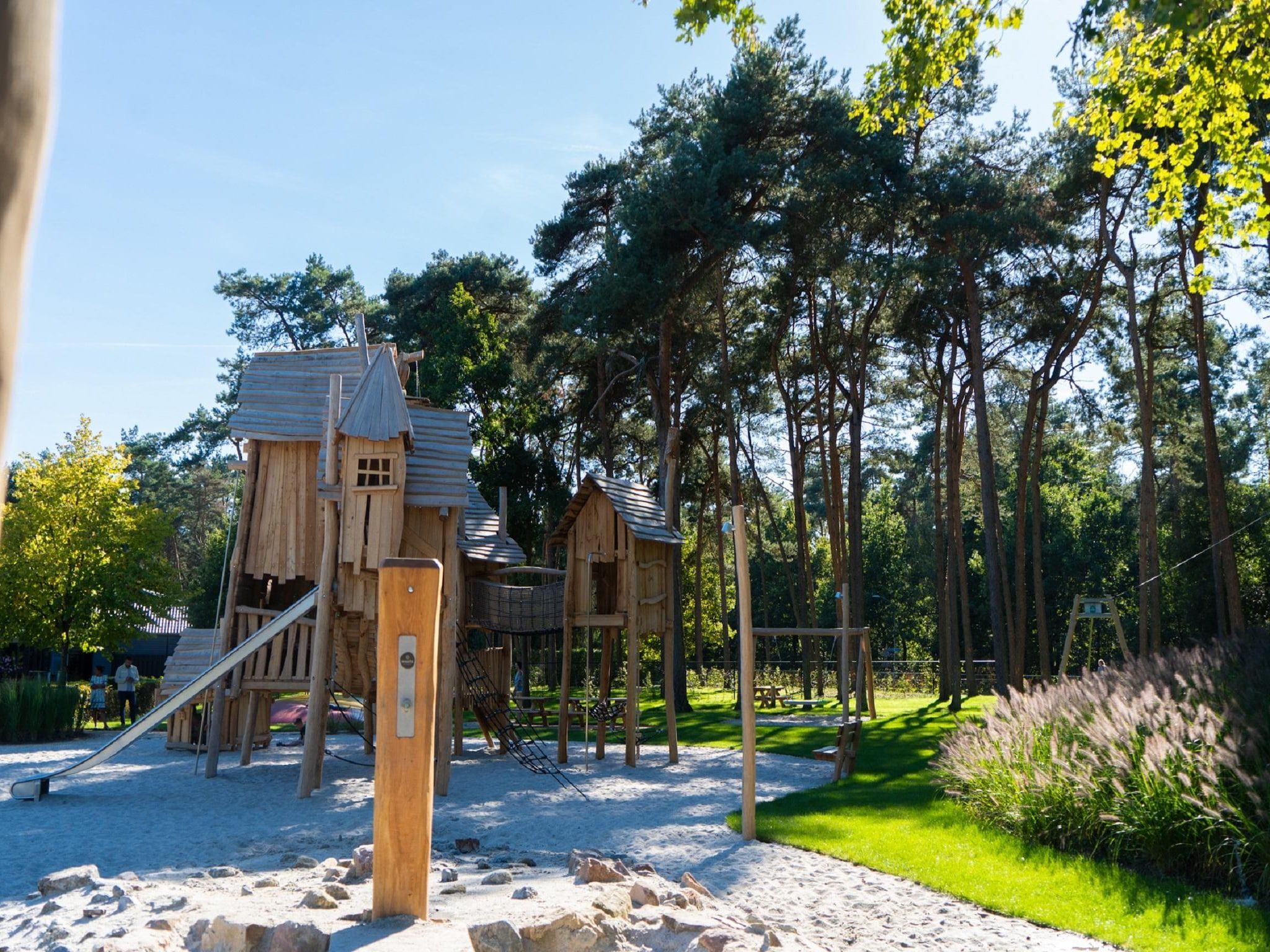 Parkfaciliteiten bij Vakantiepark Molenvelden 4 in Veldhoven