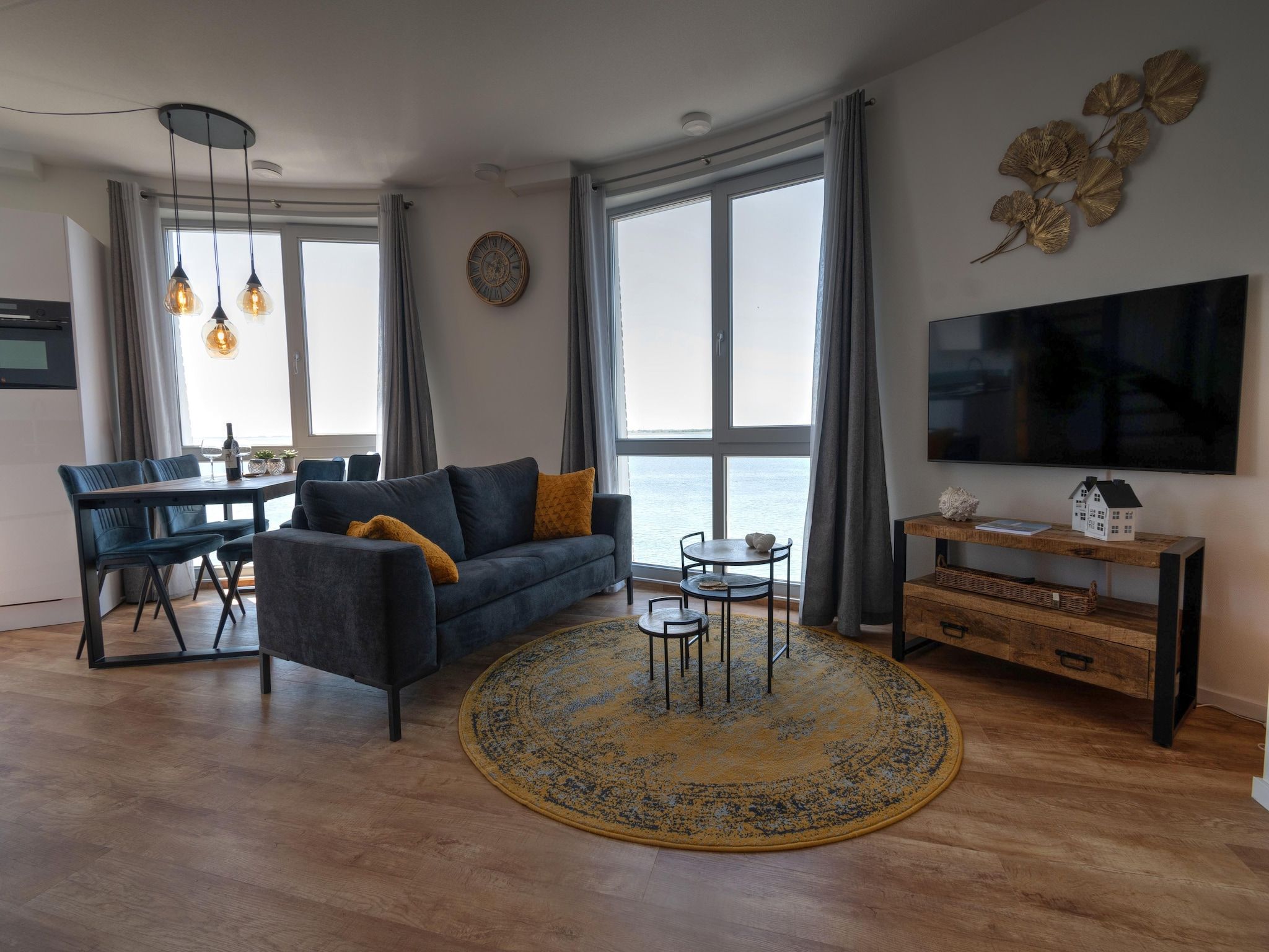 De woonkamer van Casa Isla Bella in Scherpenisse