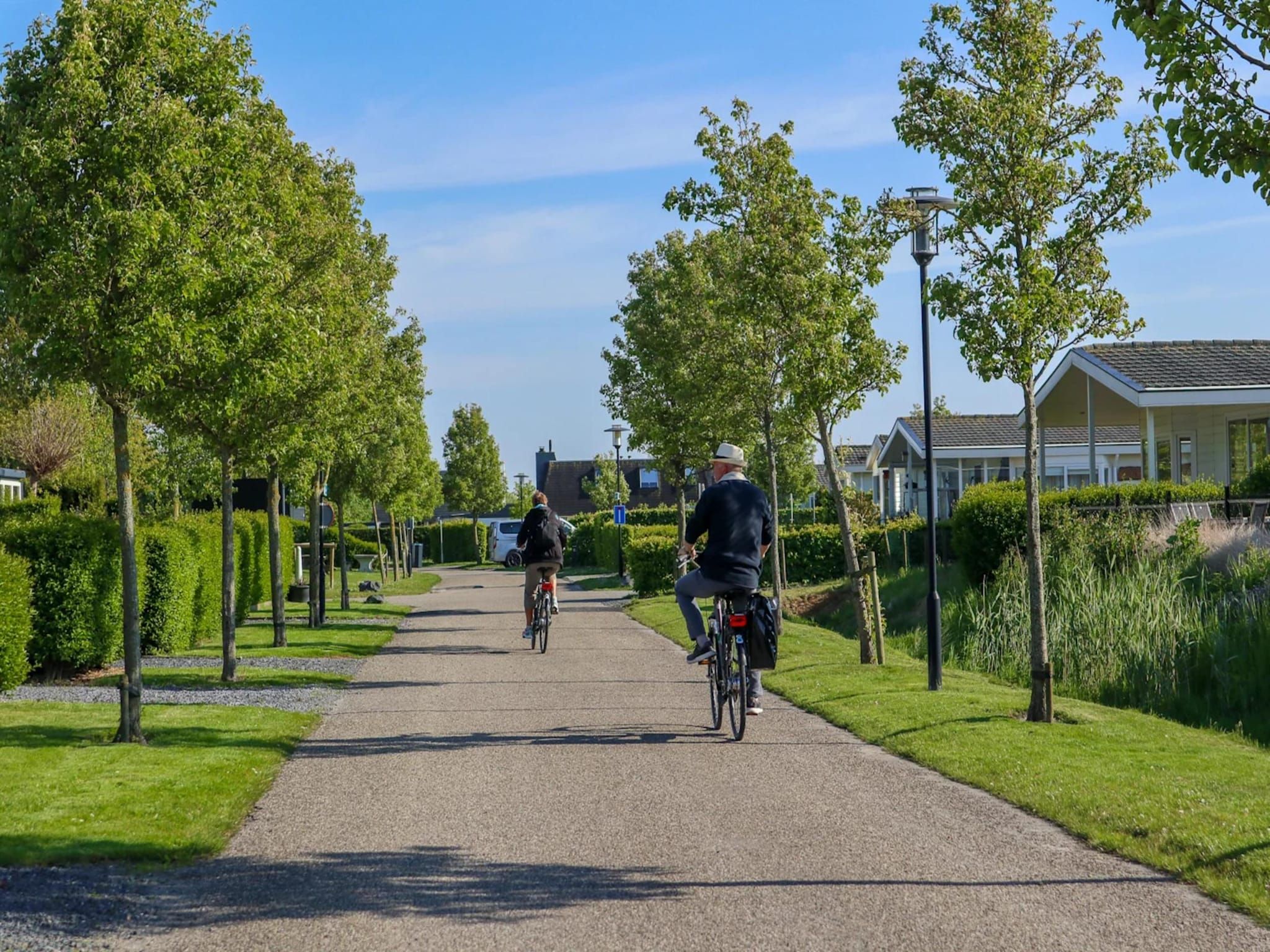 Parkfaciliteiten bij Cube Exclusif 4 in Breskens