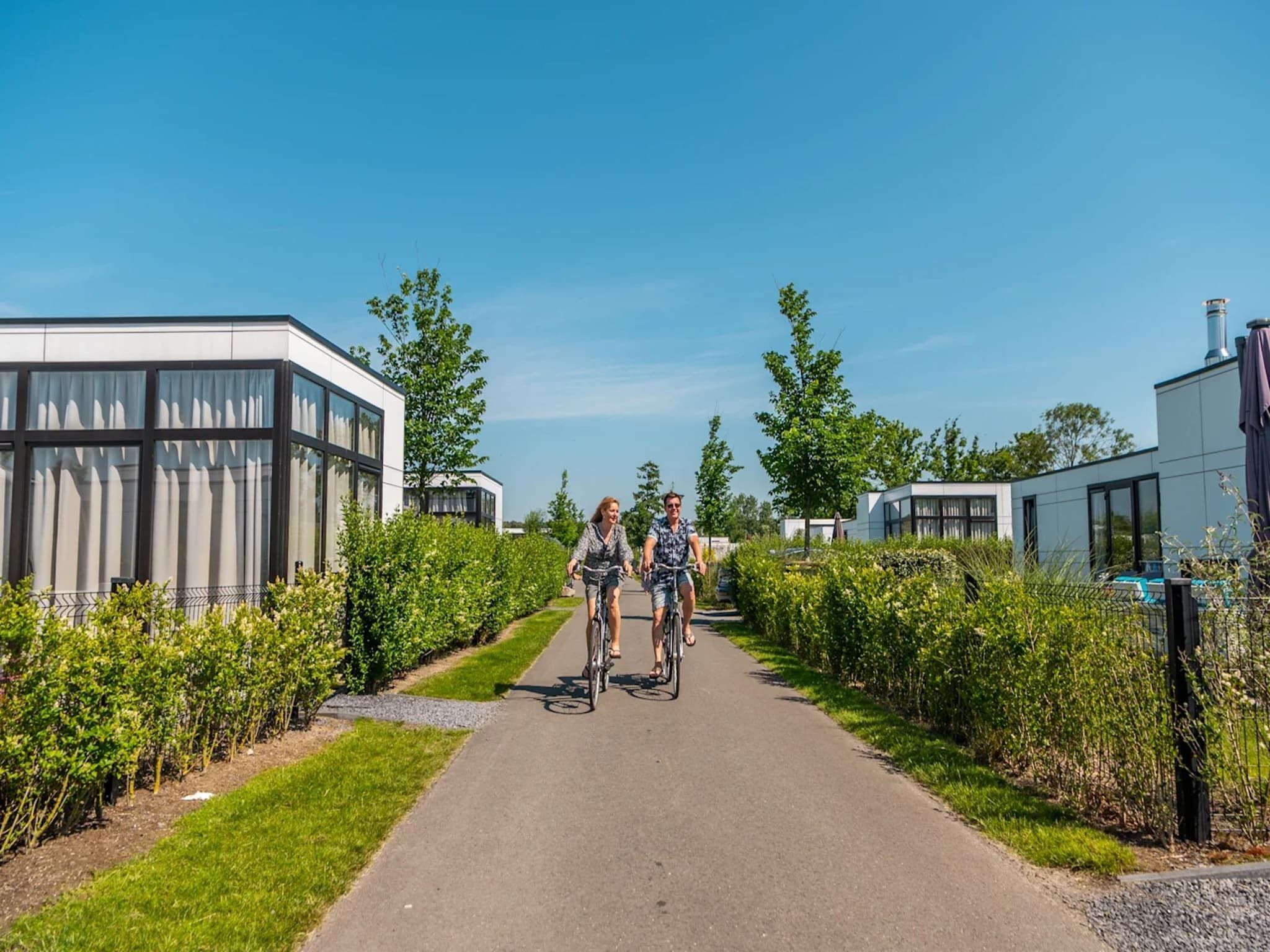 Parkfaciliteiten bij Cube Exclusif 4 in Breskens