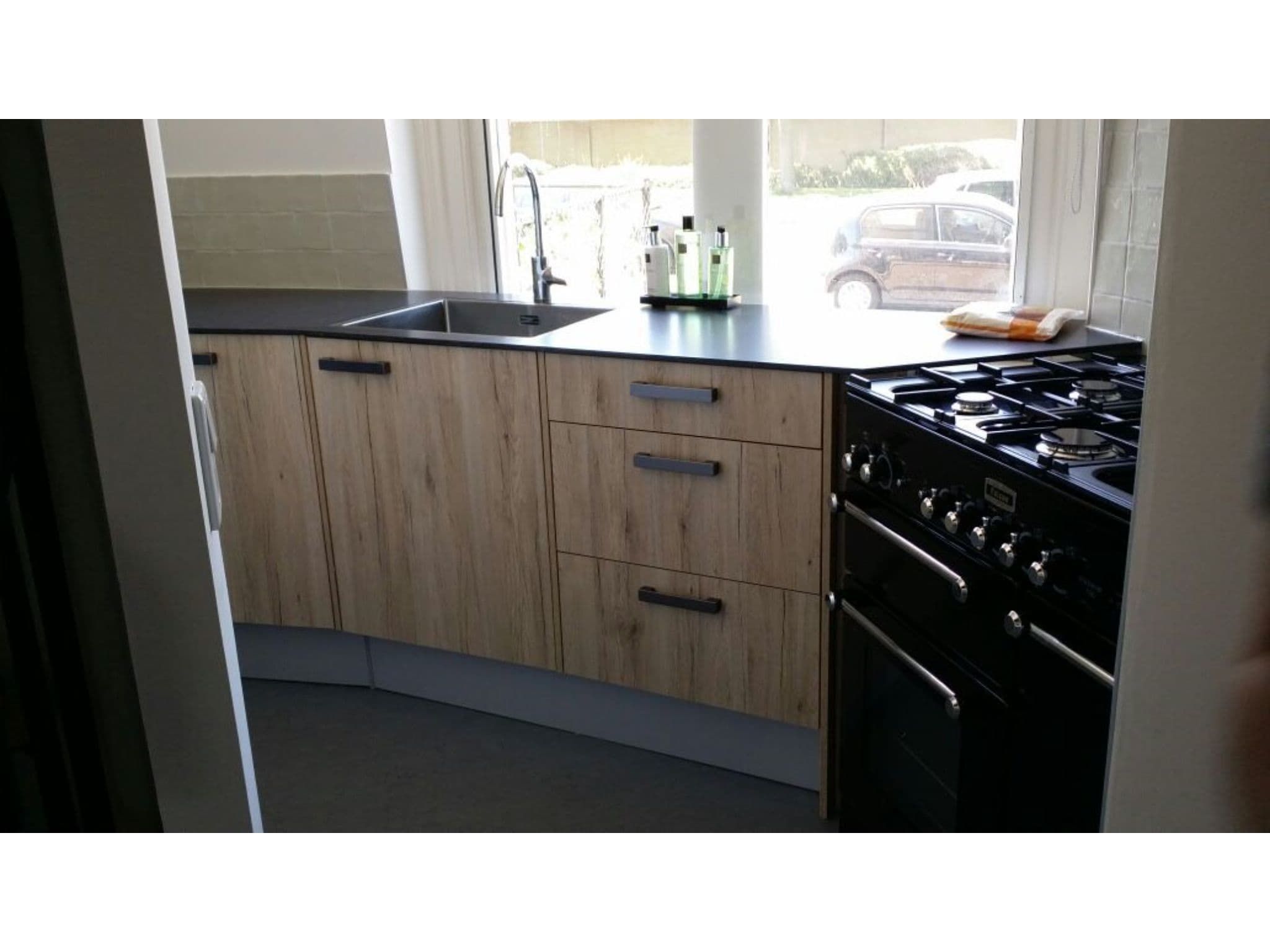 De keuken van Familiehuis Watertoren 8 pers in Vlissingen