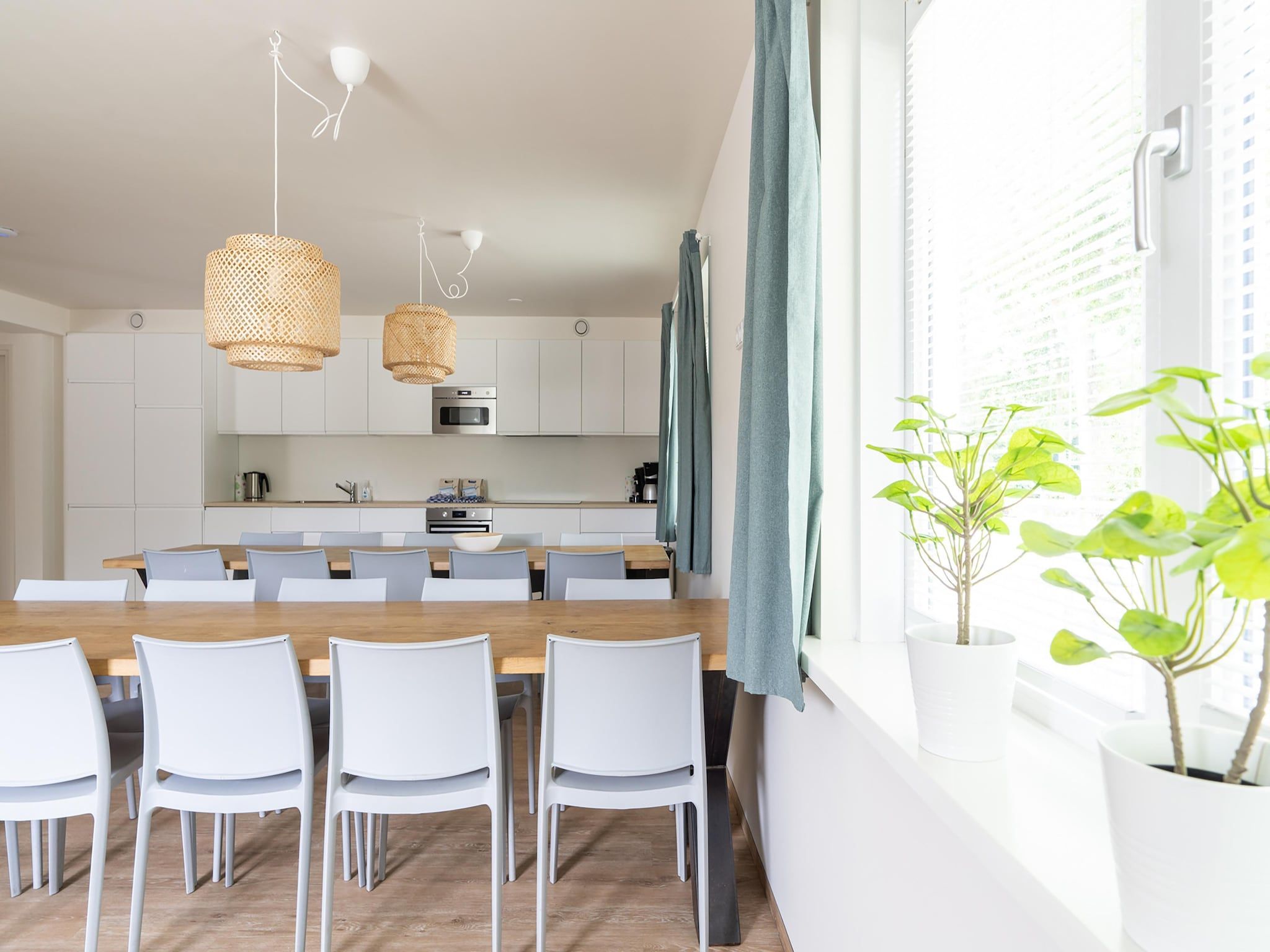 De eetkamer van Combi Vrijersduin en Kaapsduin in Nes