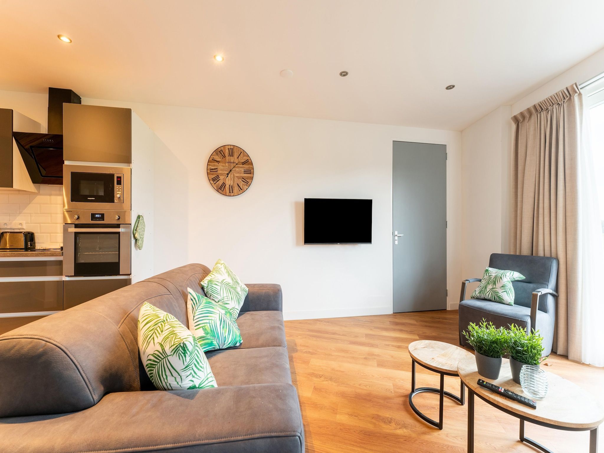 De woonkamer van NR 2 in Goirle