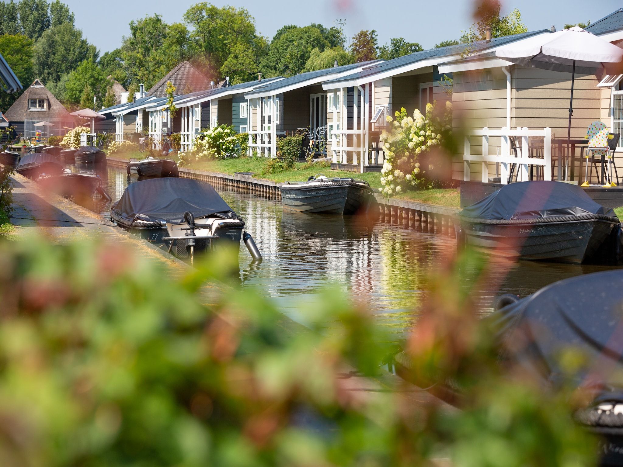 Parkfaciliteiten bij Vakantiepark Giethoorn 8 in Giethoorn