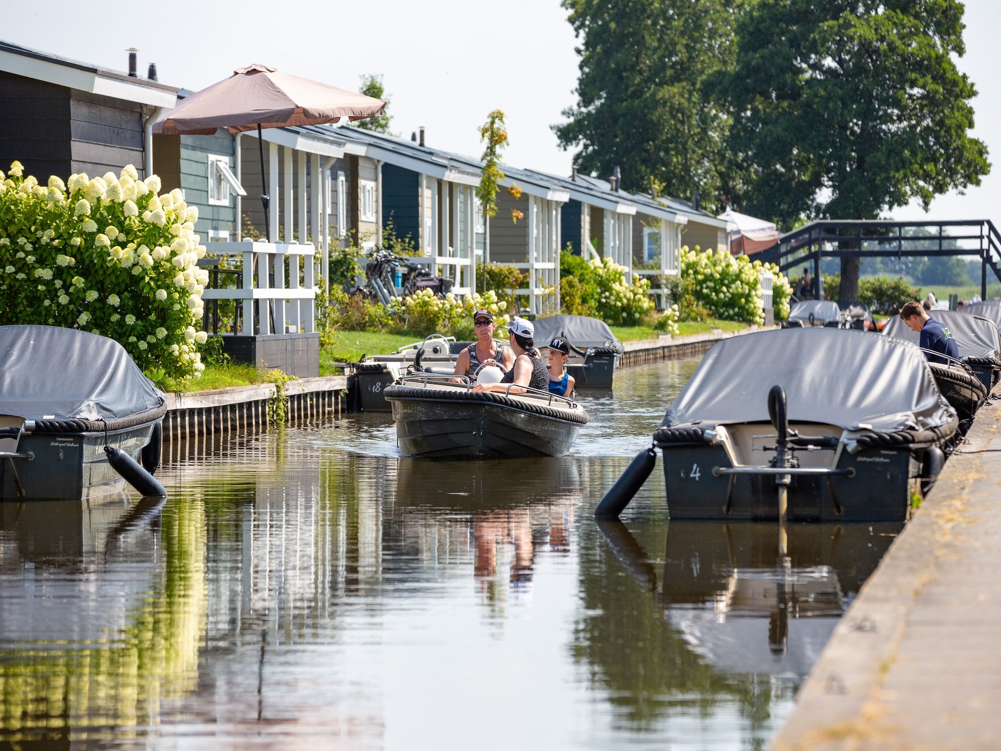 Parkfaciliteiten bij Vakantiepark Giethoorn 9 in Giethoorn