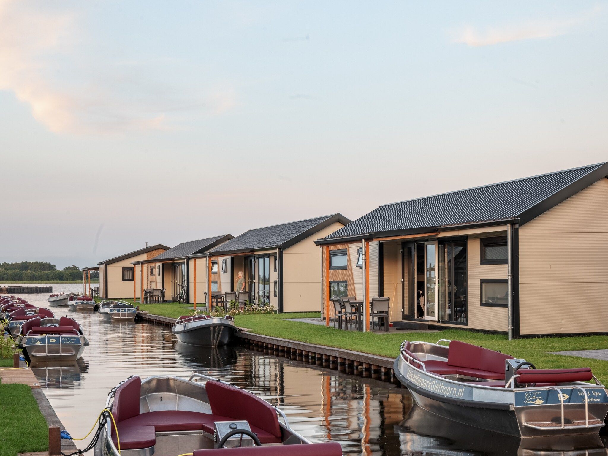 Parkfaciliteiten bij Vakantiepark Giethoorn 12 in Giethoorn