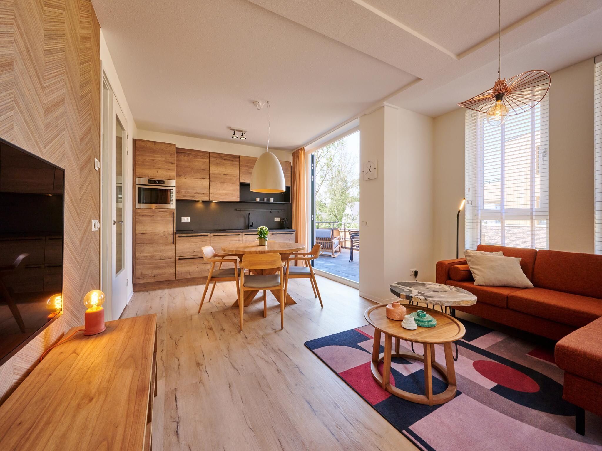 De woonkamer van Resort Maastricht 33 in Maastricht