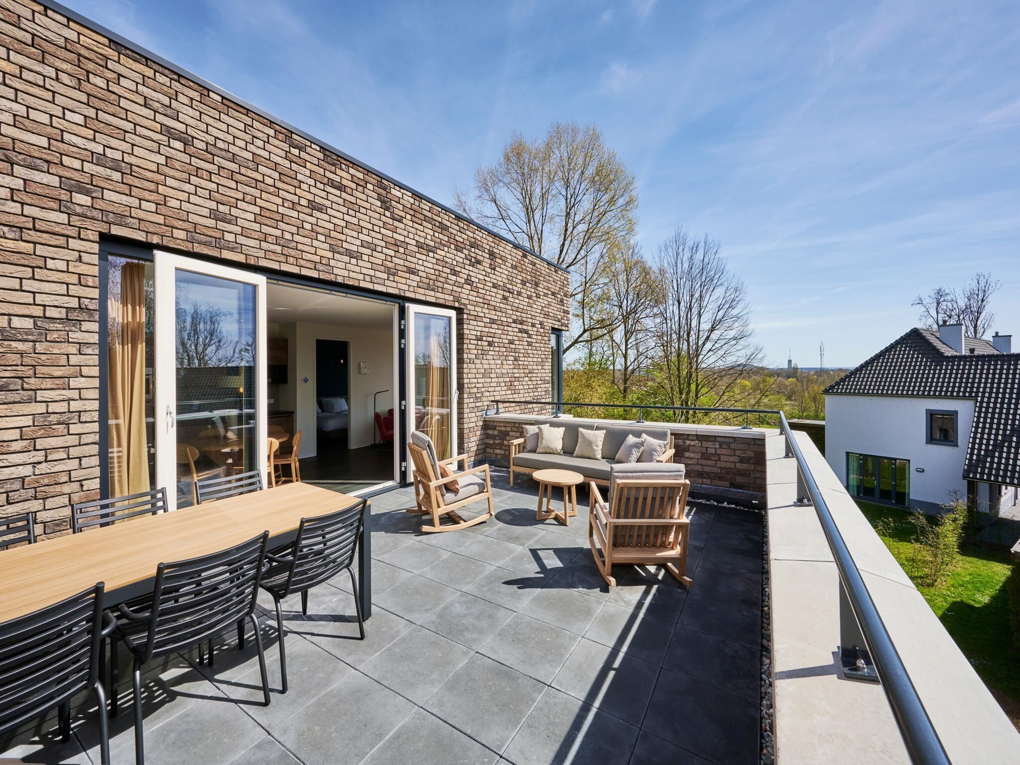 De buitenkant van Resort Maastricht 37 in Maastricht