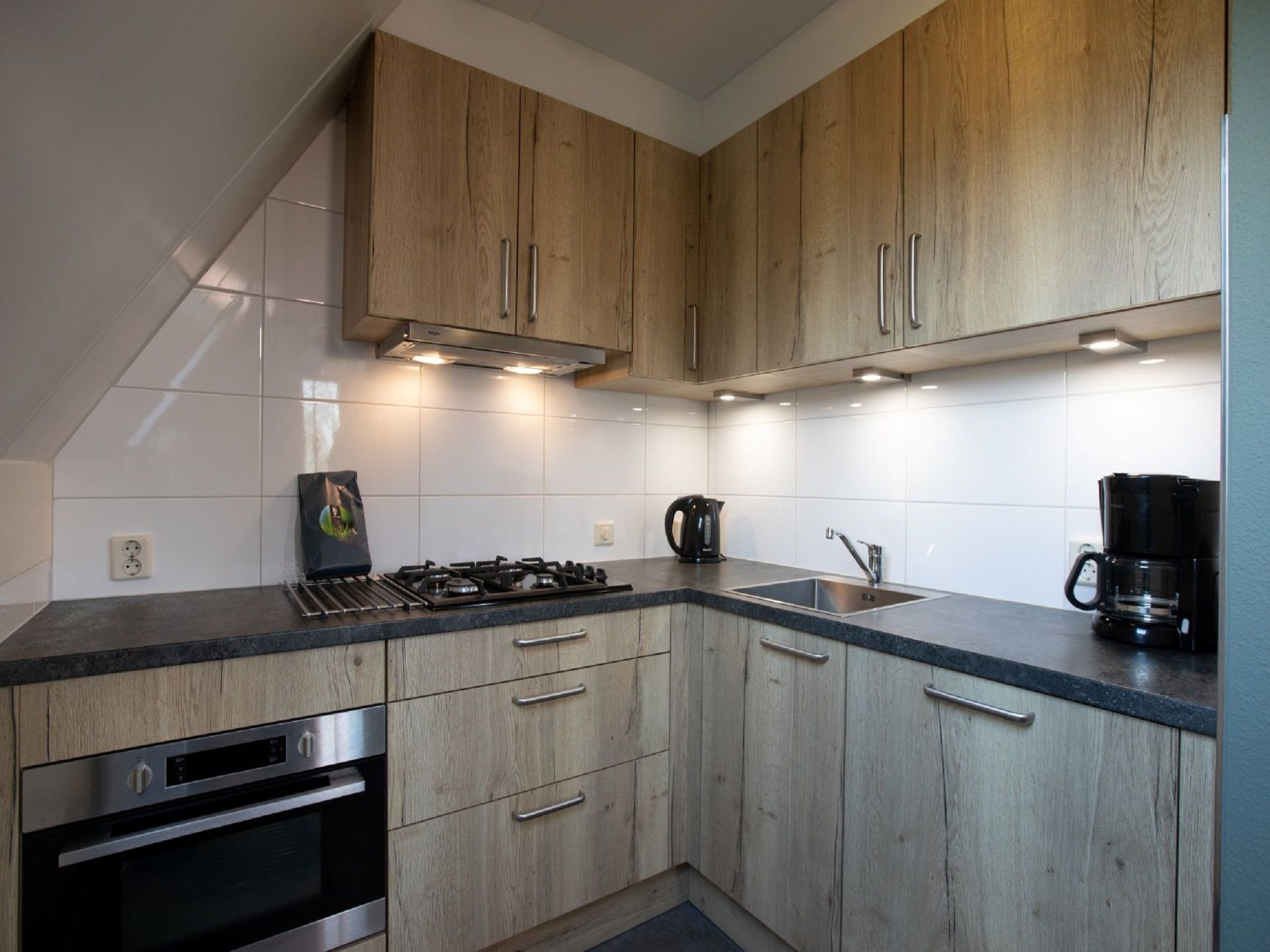 De keuken van Vakantie bij Meeussen - Molendal 2 in Plasmolen