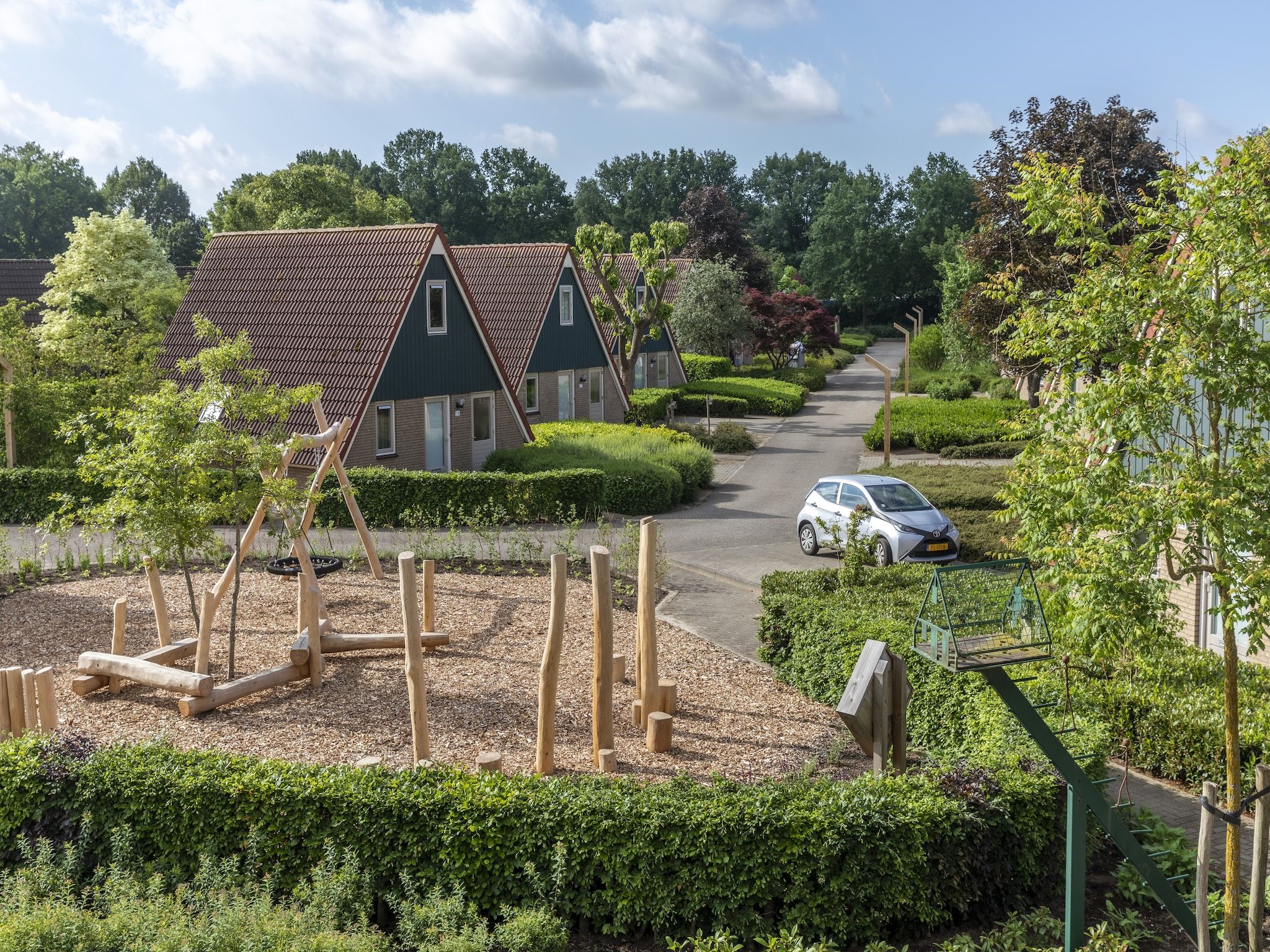 Parkfaciliteiten bij Vakantie bij Meeussen - Molendal 2 in Plasmolen