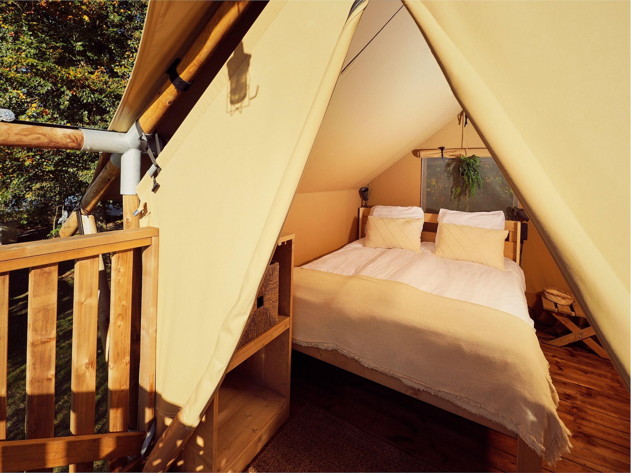 Een slaapkamer van Resort de Parel 1 in Zeewolde