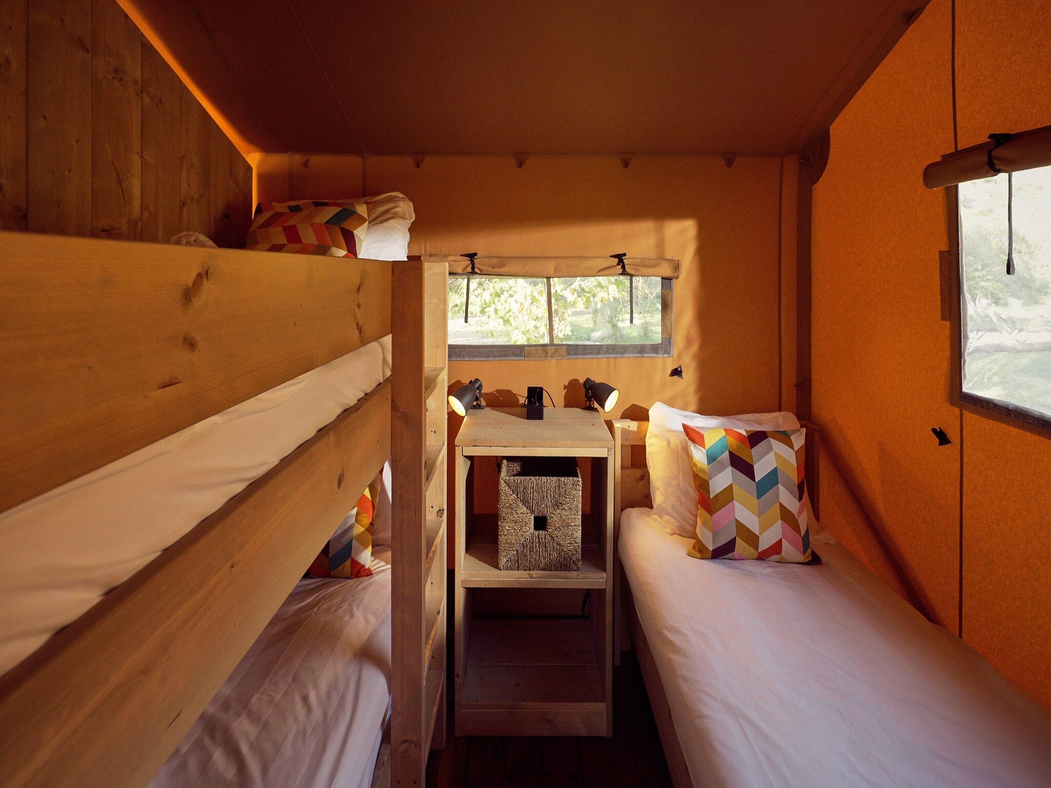 Een slaapkamer van Resort de Parel 3 in Zeewolde