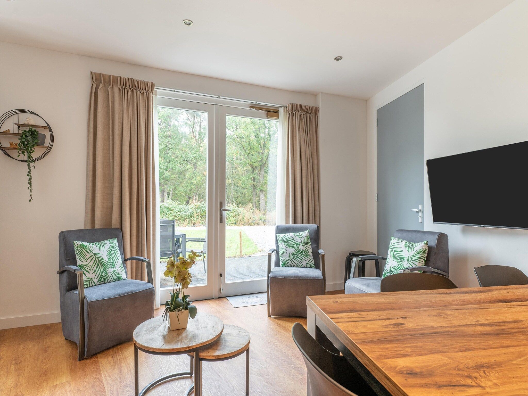 De woonkamer van NR 5 in Goirle