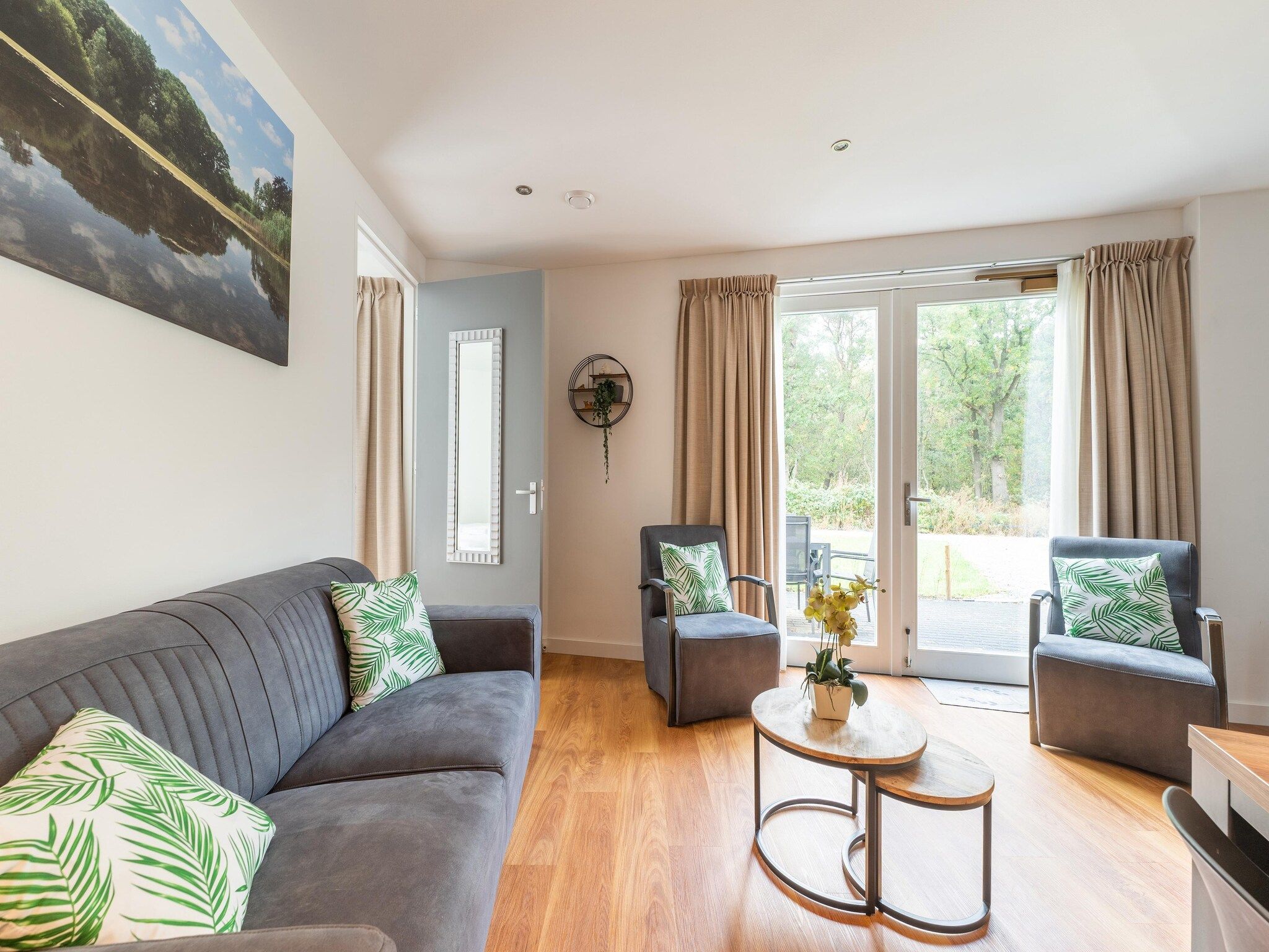 De woonkamer van NR 5 in Goirle