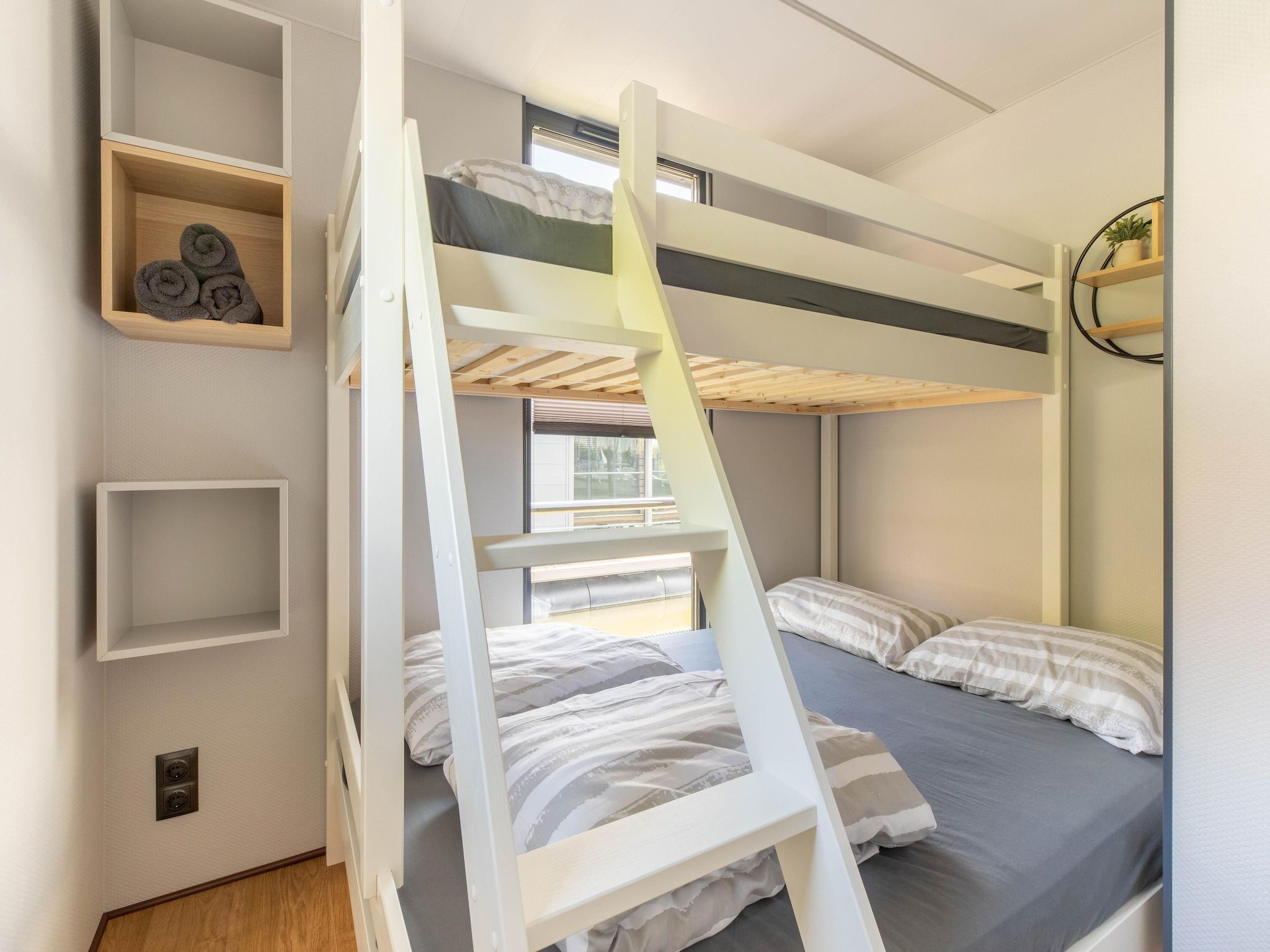 Een slaapkamer van Wave in Volendam