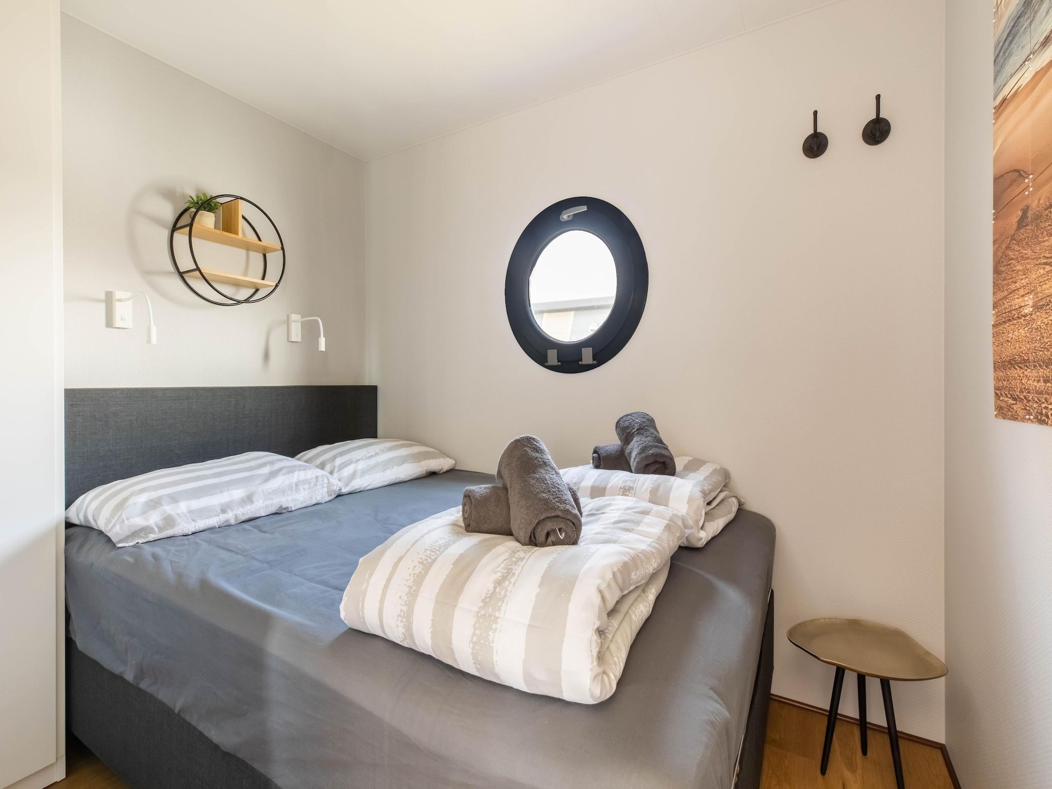 Een slaapkamer van Wave in Volendam