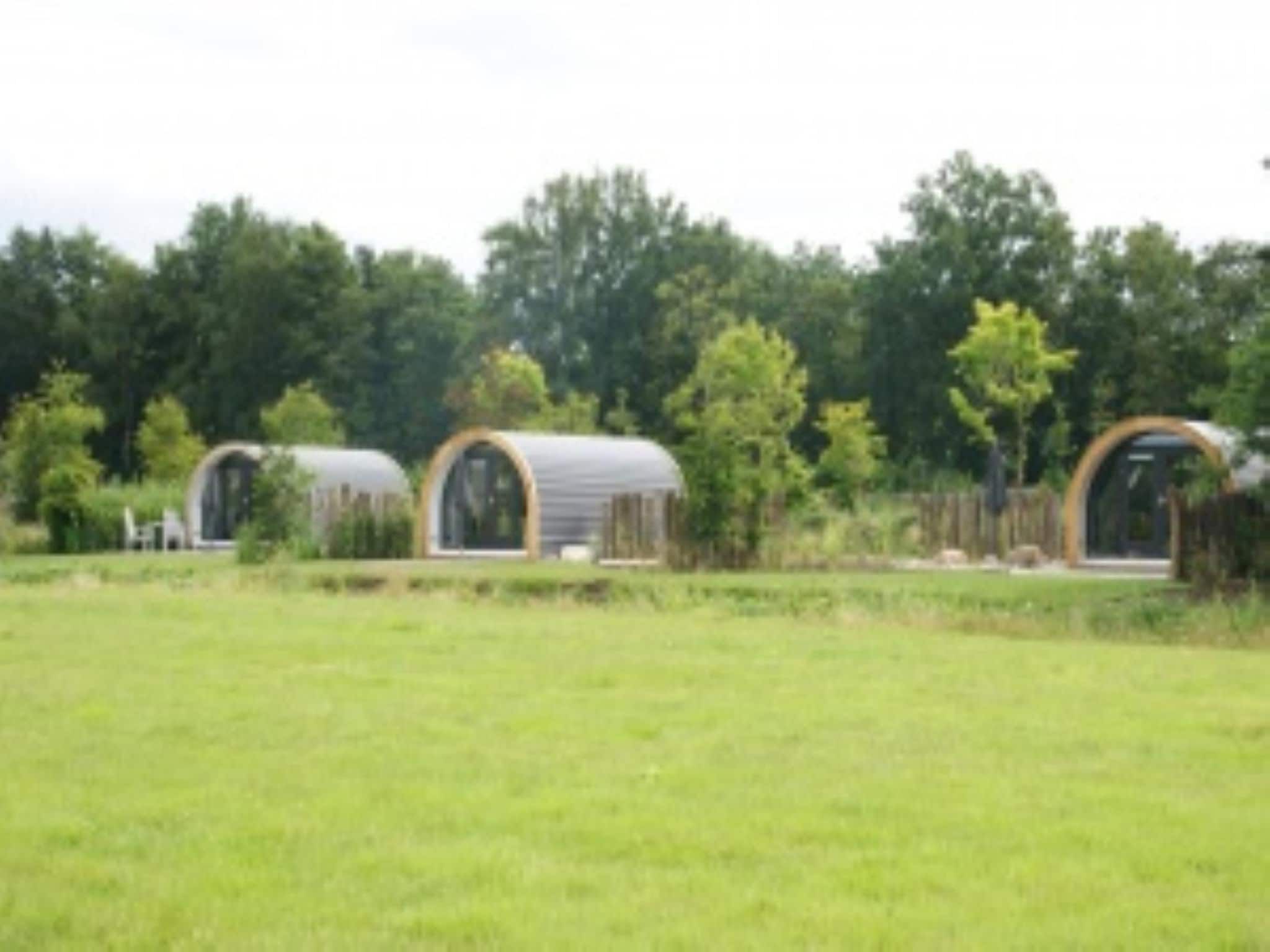Het uitzicht vanaf Natuurlodge Tureluur 2p in Drenthe