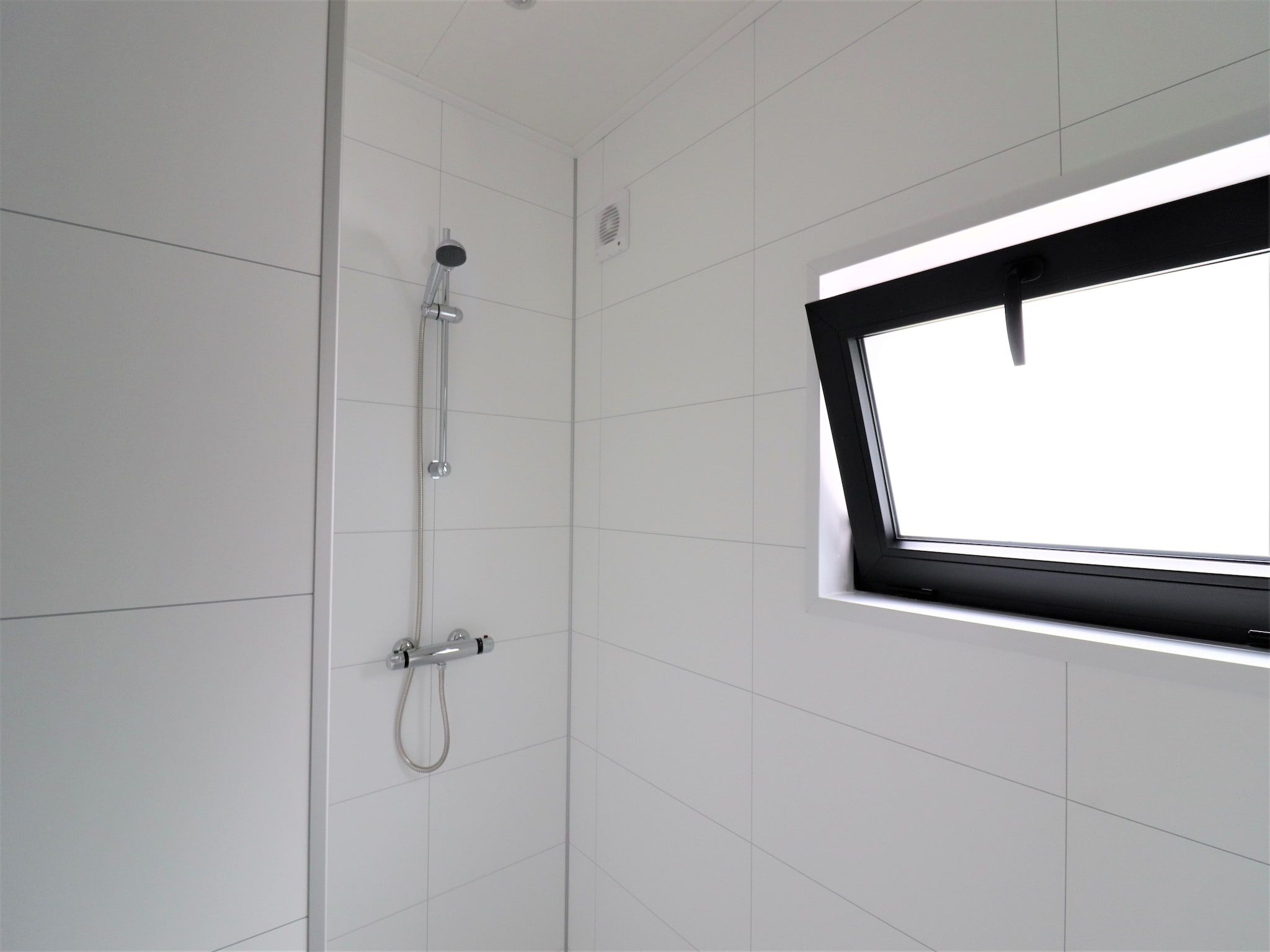 De badkamer van Wellness lodge Grutto 2p in Dalerveen
