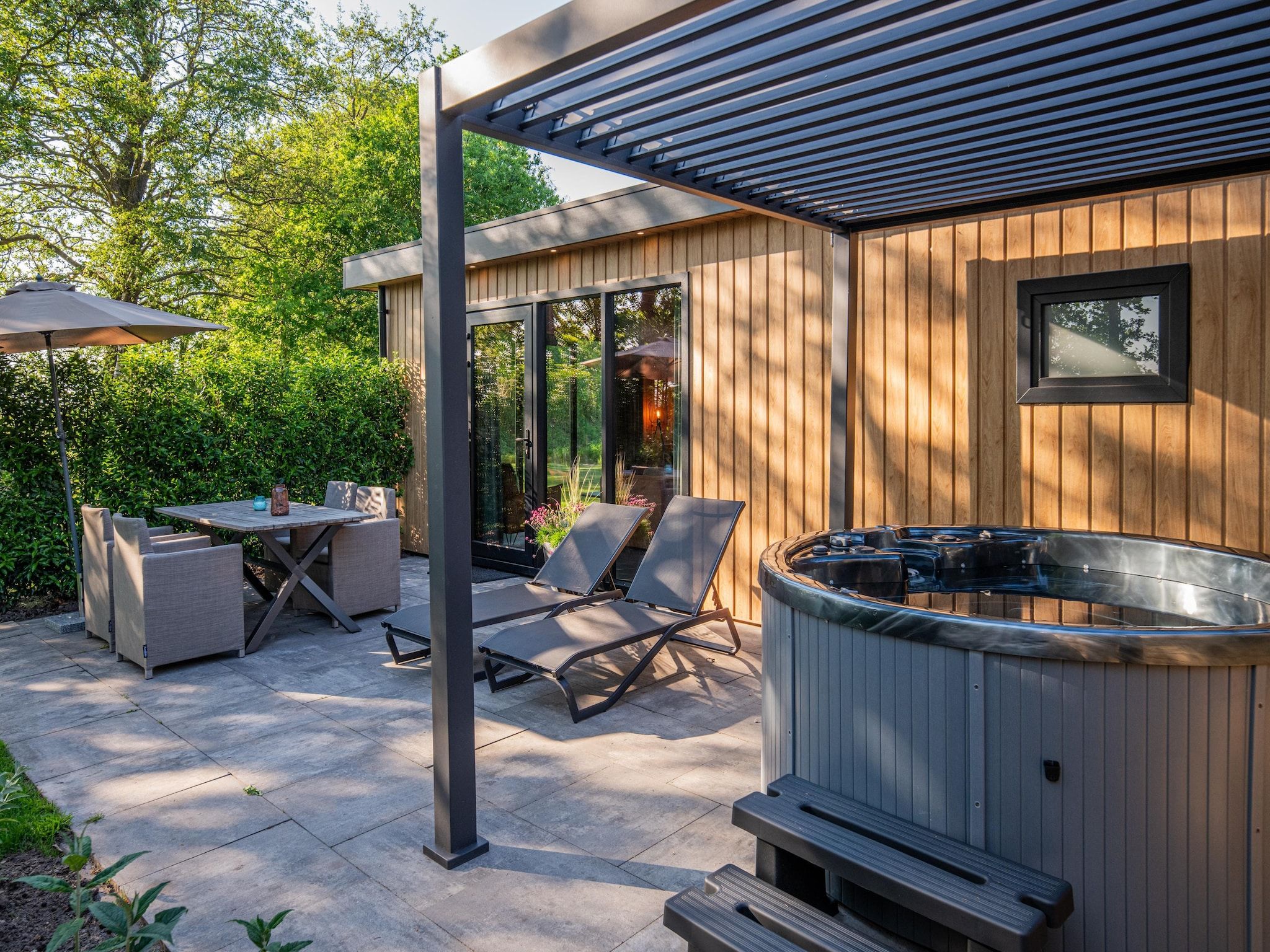 Wellness bij Wellnesslodge Scholekster 4p in Dalerveen