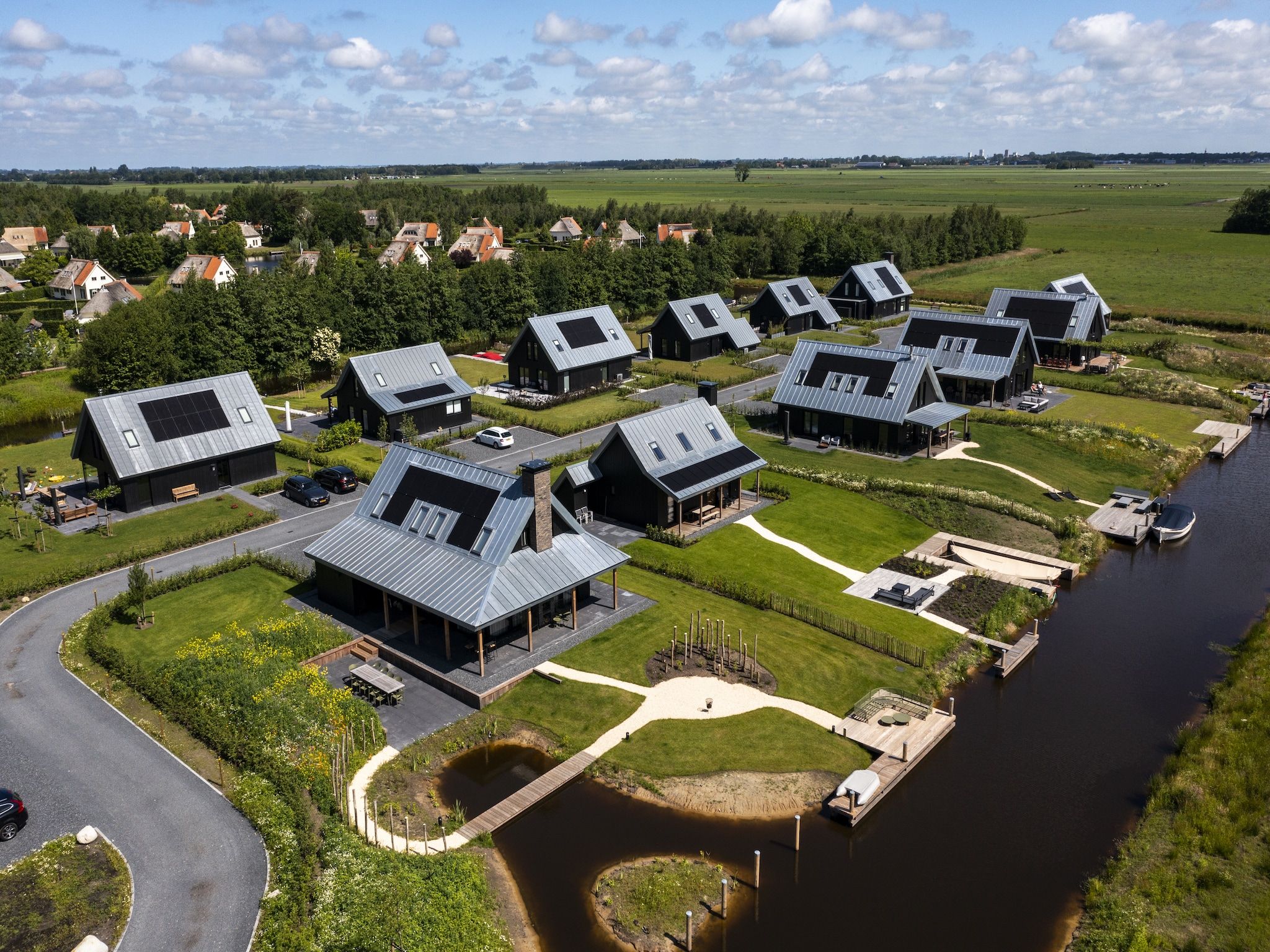 Parkfaciliteiten bij Landgoed Eysinga State 6 in Sint Nicolaasga