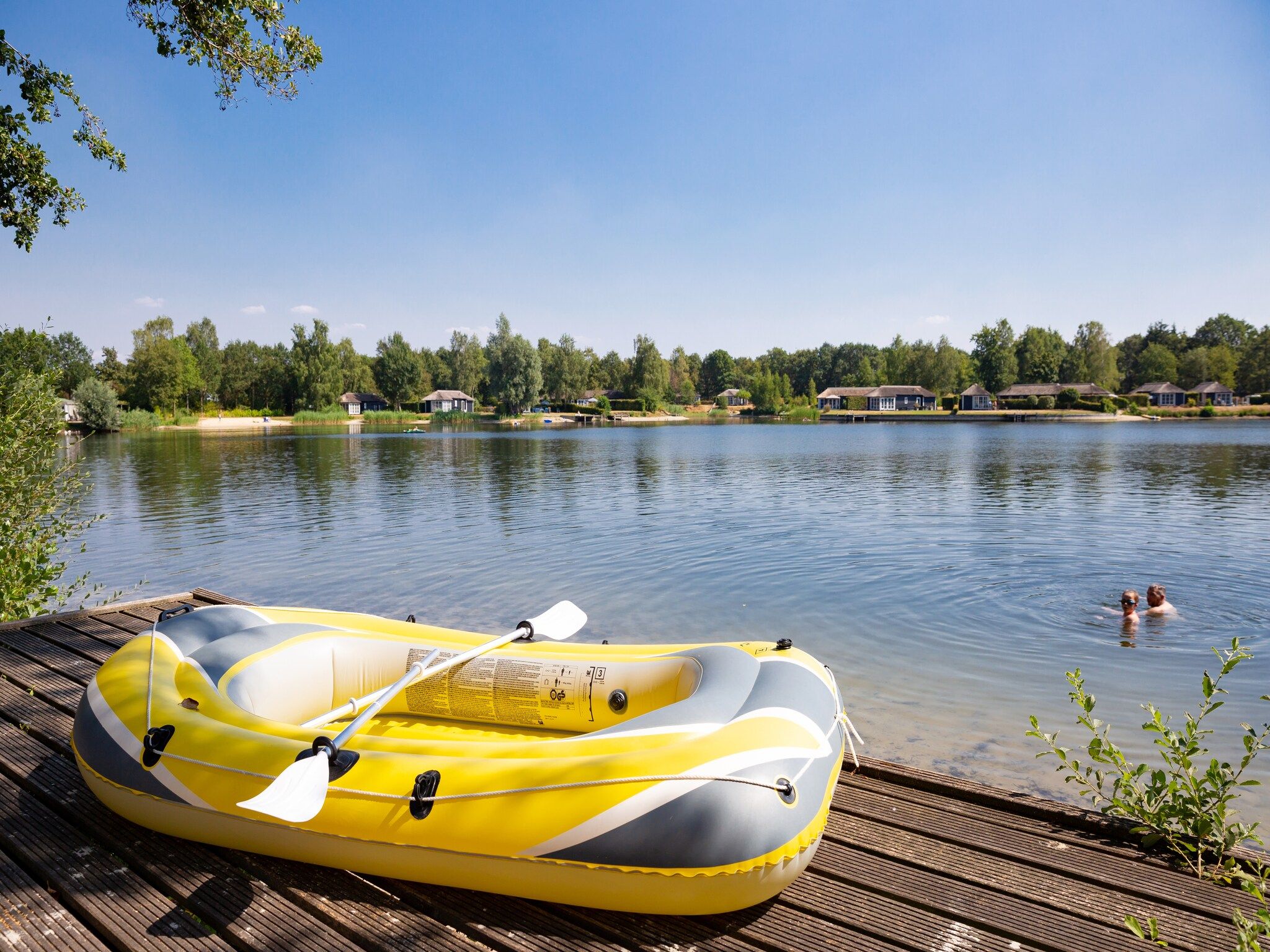 Parkfaciliteiten bij Recreatiepark Tolplas 20 in Hoge Hexel