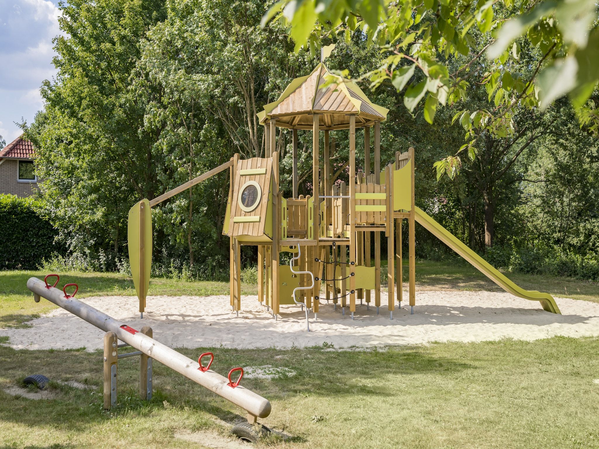 Parkfaciliteiten bij Recreatiepark Tolplas 20 in Hoge Hexel