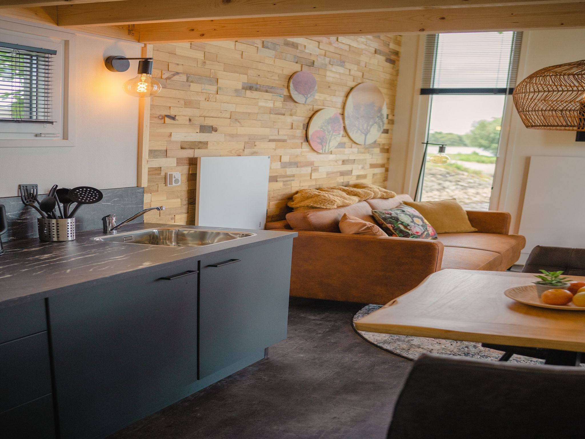 De keuken van MarinaPark Bad Nederrijn 4 in Maurik