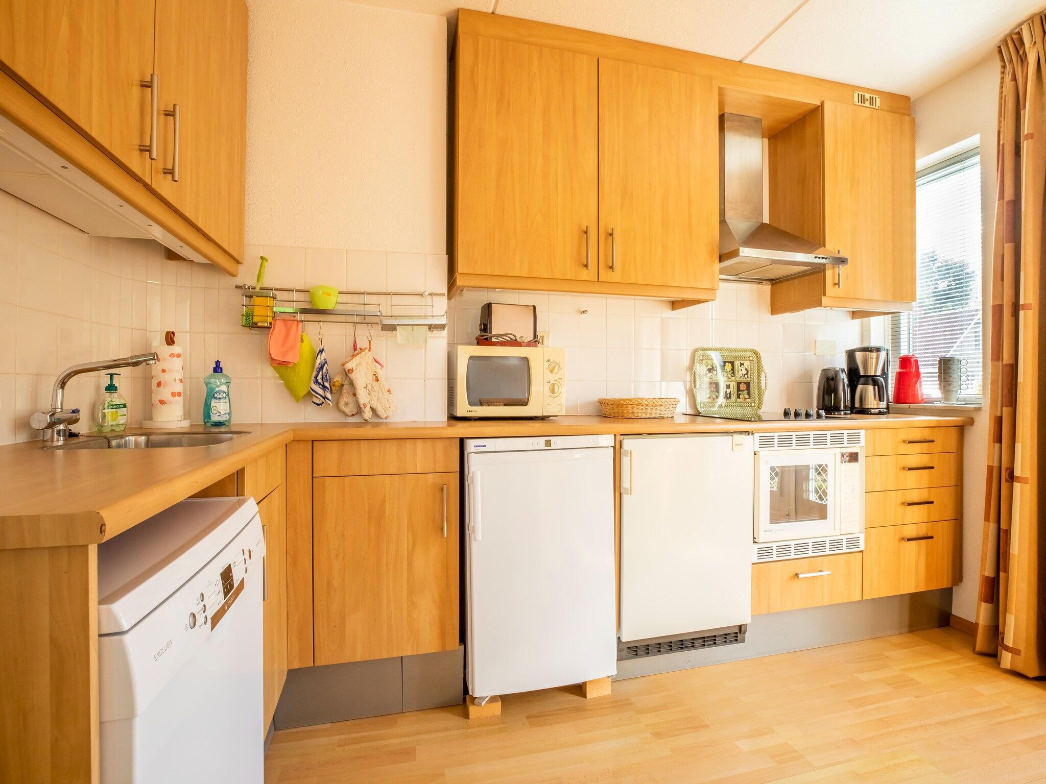 De keuken van Vakantiewoning Blauw in Hoorn