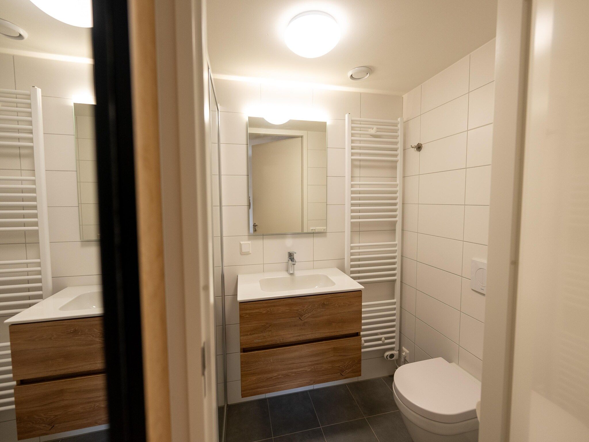 De badkamer van Vakantiepark Zeebad 13 in Breskens
