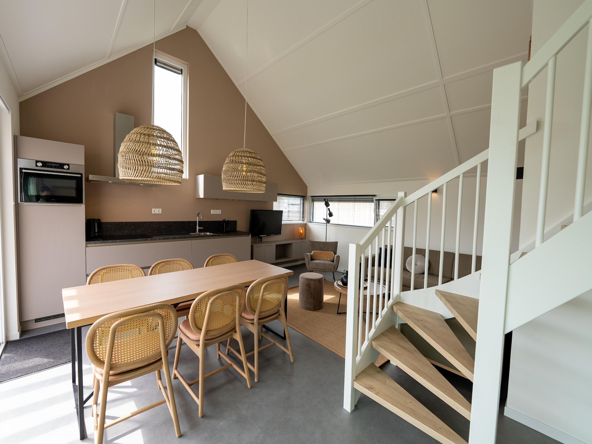 De keuken van Vakantiepark Zeebad 17 in Breskens