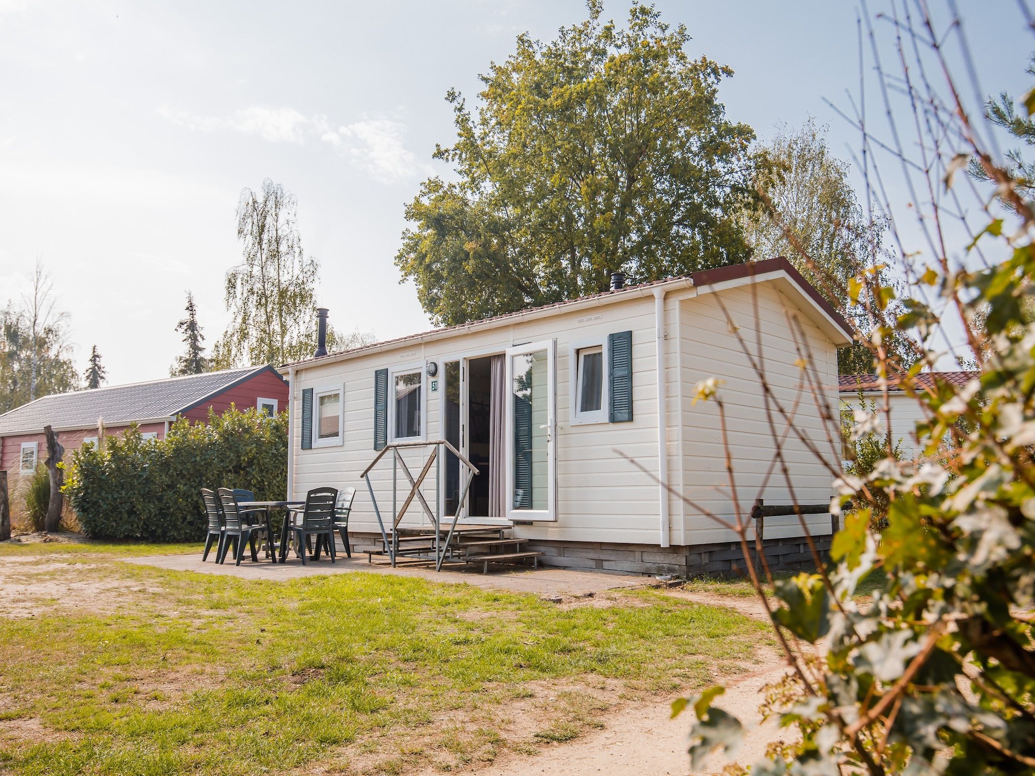 De buitenkant van Vakantiepark Leukermeer 2 in Well