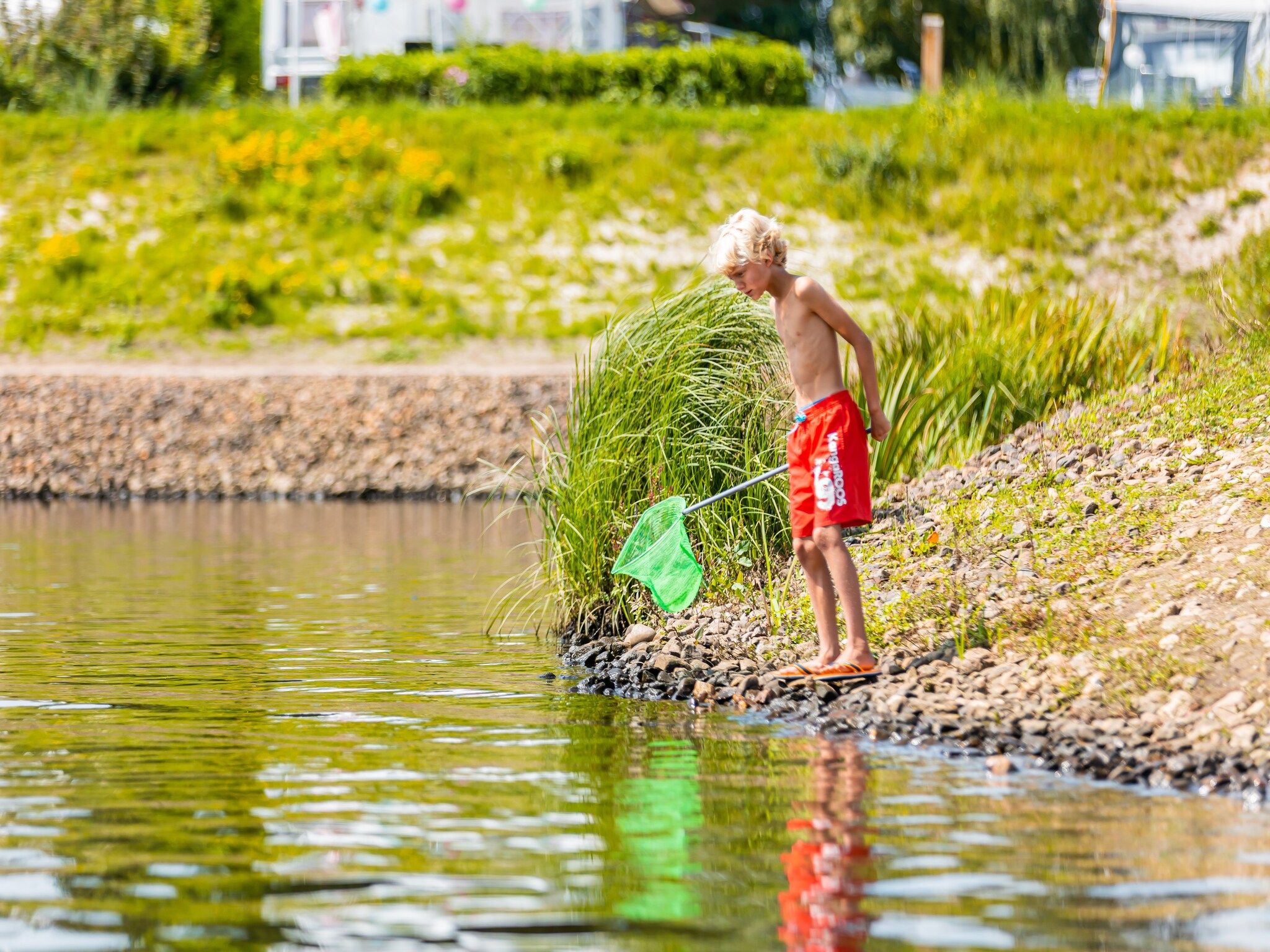 Parkfaciliteiten bij Vakantiepark Leukermeer 5 in Well