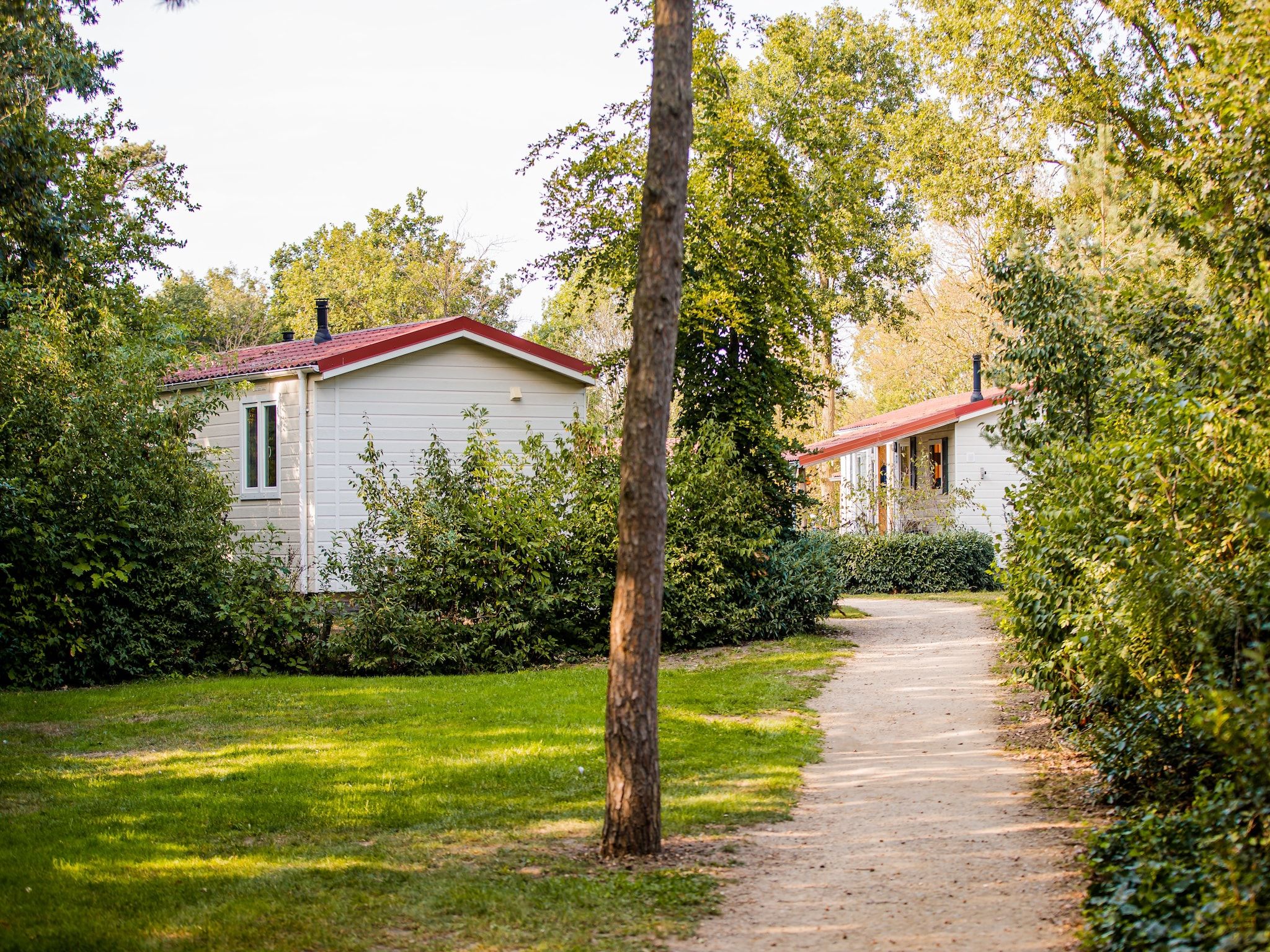 De buitenkant van Vakantiepark Leukermeer 6 in Well