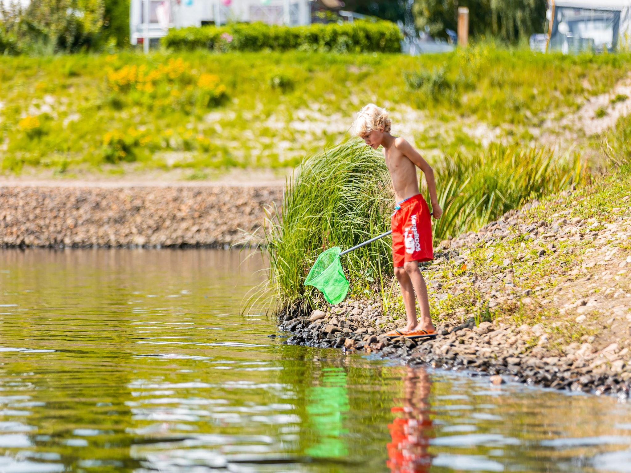 Parkfaciliteiten bij Vakantiepark Leukermeer 8 in Well