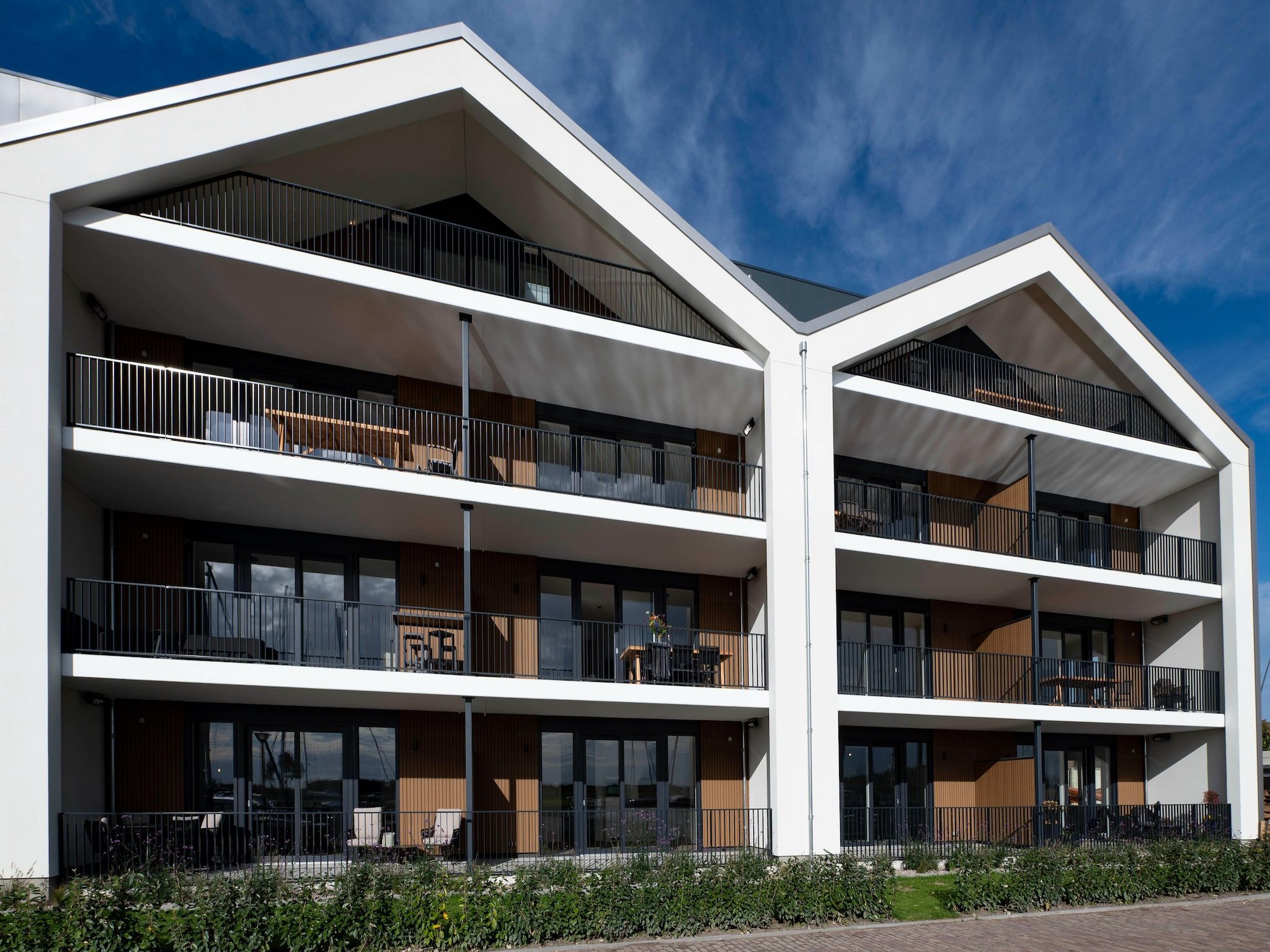 De buitenkant van Harbour Loft 1i Résidence Marina havenzicht in Kamperland